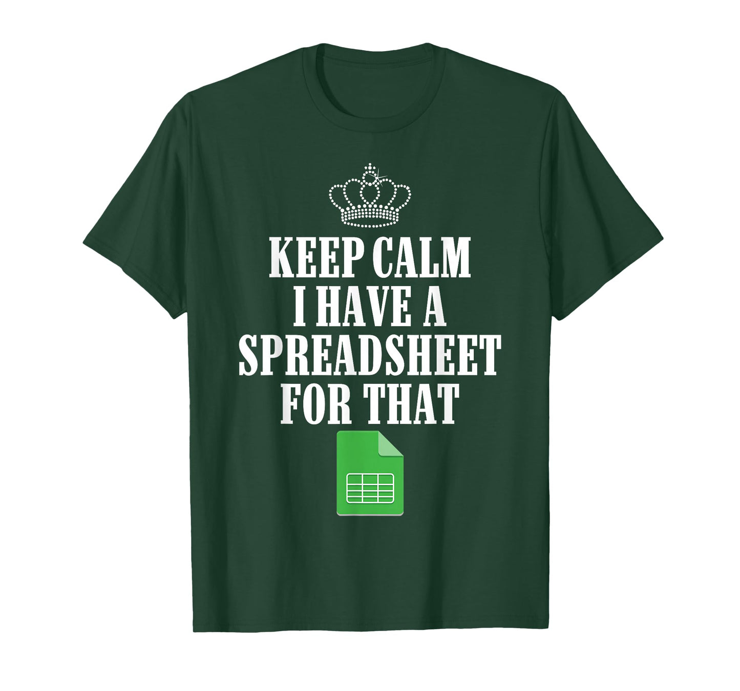 Funny Accounting Art for Men Women Spreadsheets Accountant T-Shirt