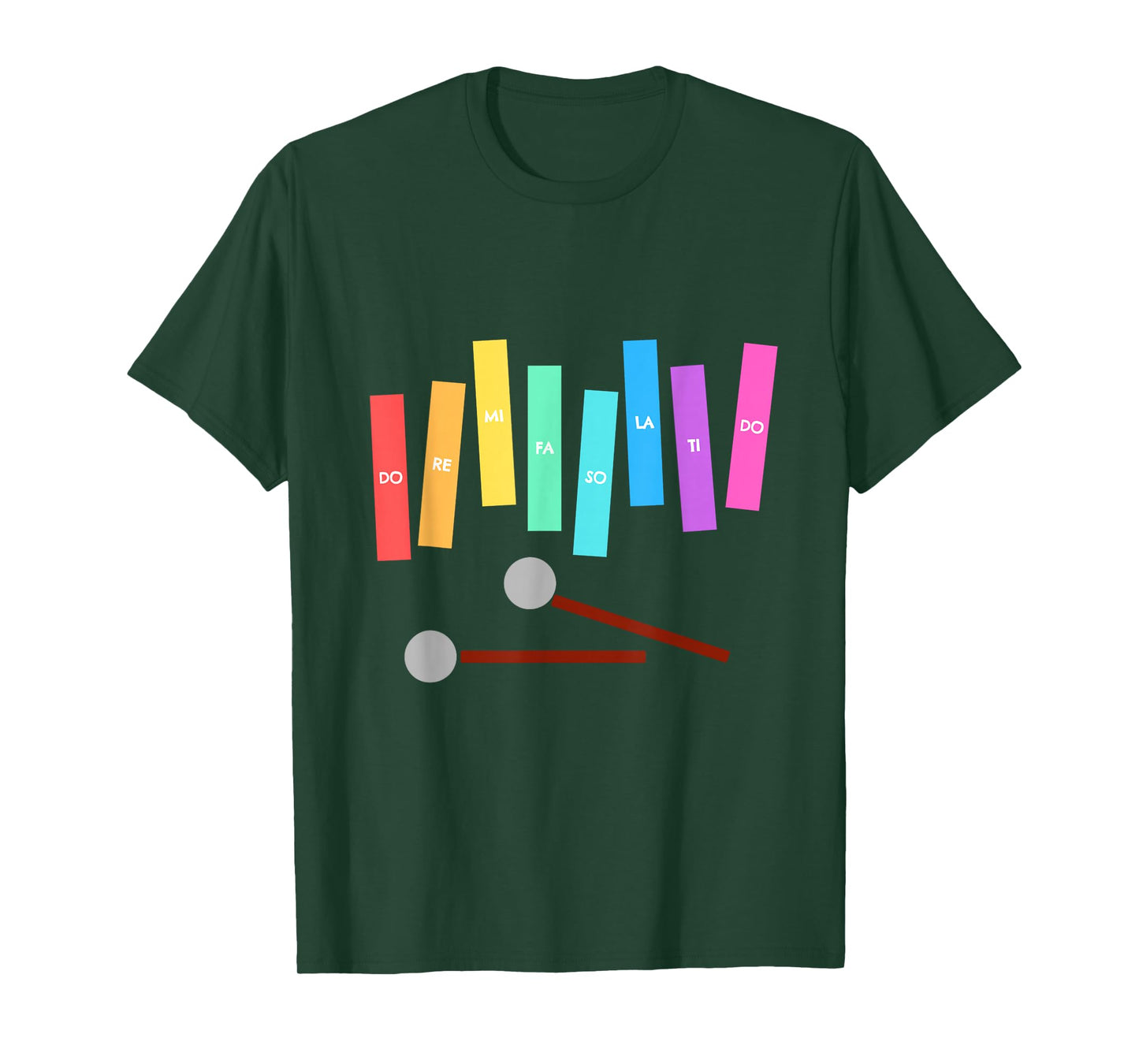 Rainbow Music Xylophone T-Shirt
