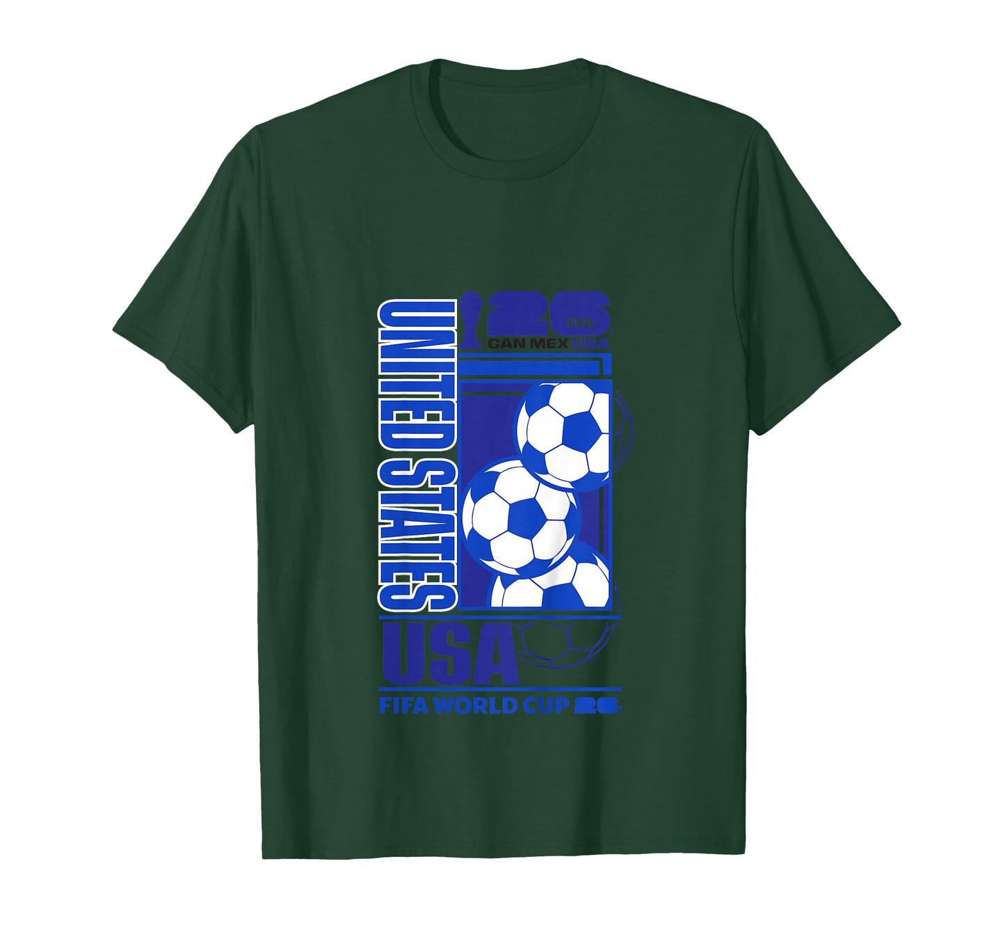 Kids FIFA WORLD CUP26 USA Host Country Football T-Shirt