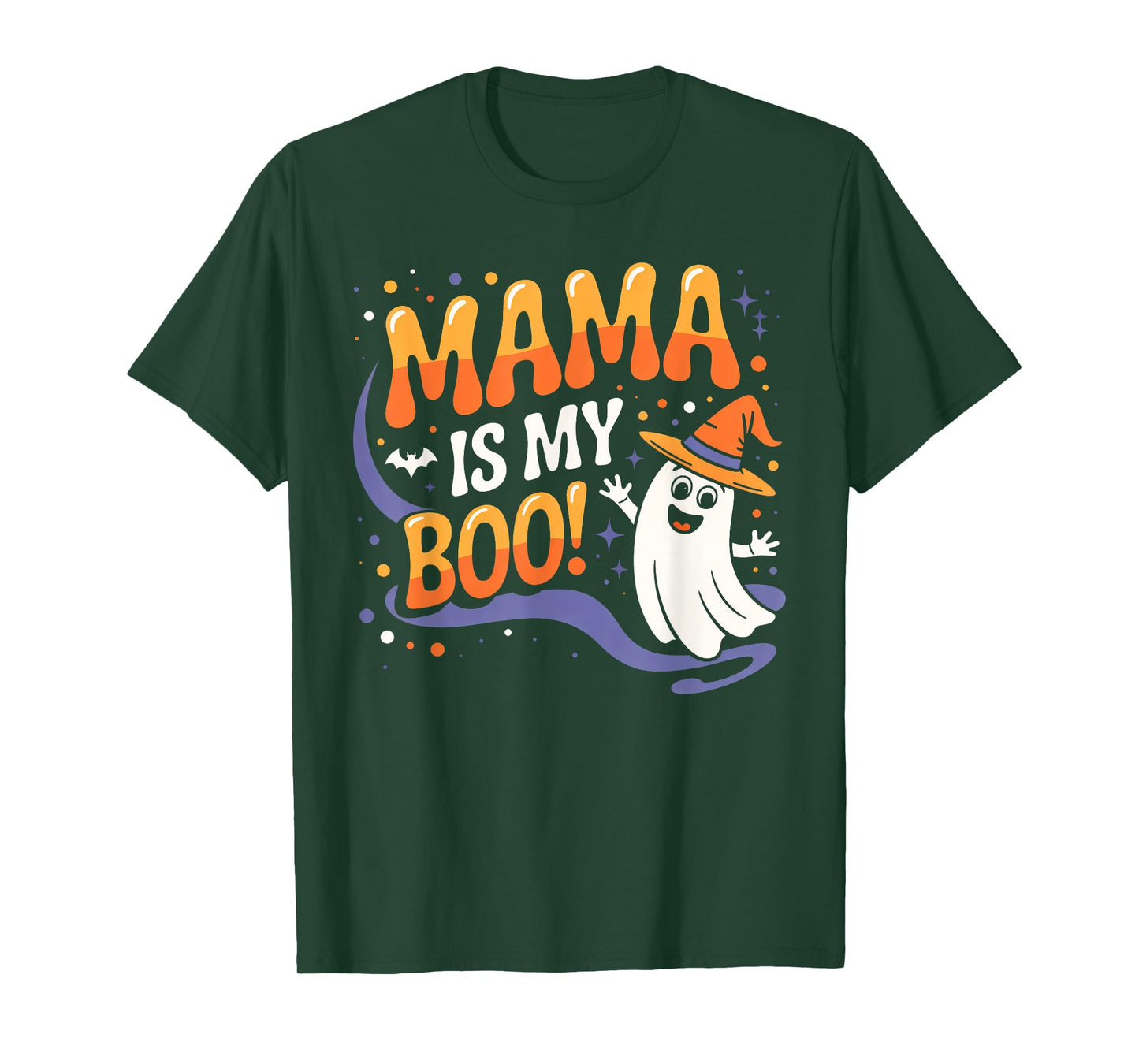 Groovy Mama Is My Boo Halloween Toddler Boys Girls Kids T-Shirt