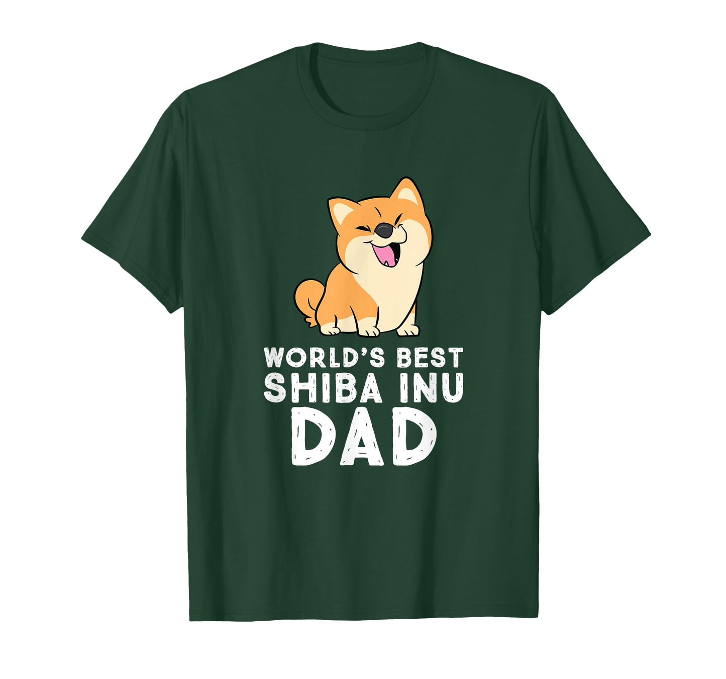 World's Best Shiba Inu Dad Dog Shiba Dad T-Shirt