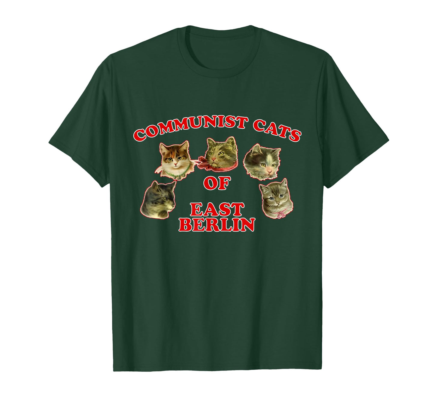 Communist Cats Of East Berlin funny saying T-Shirt