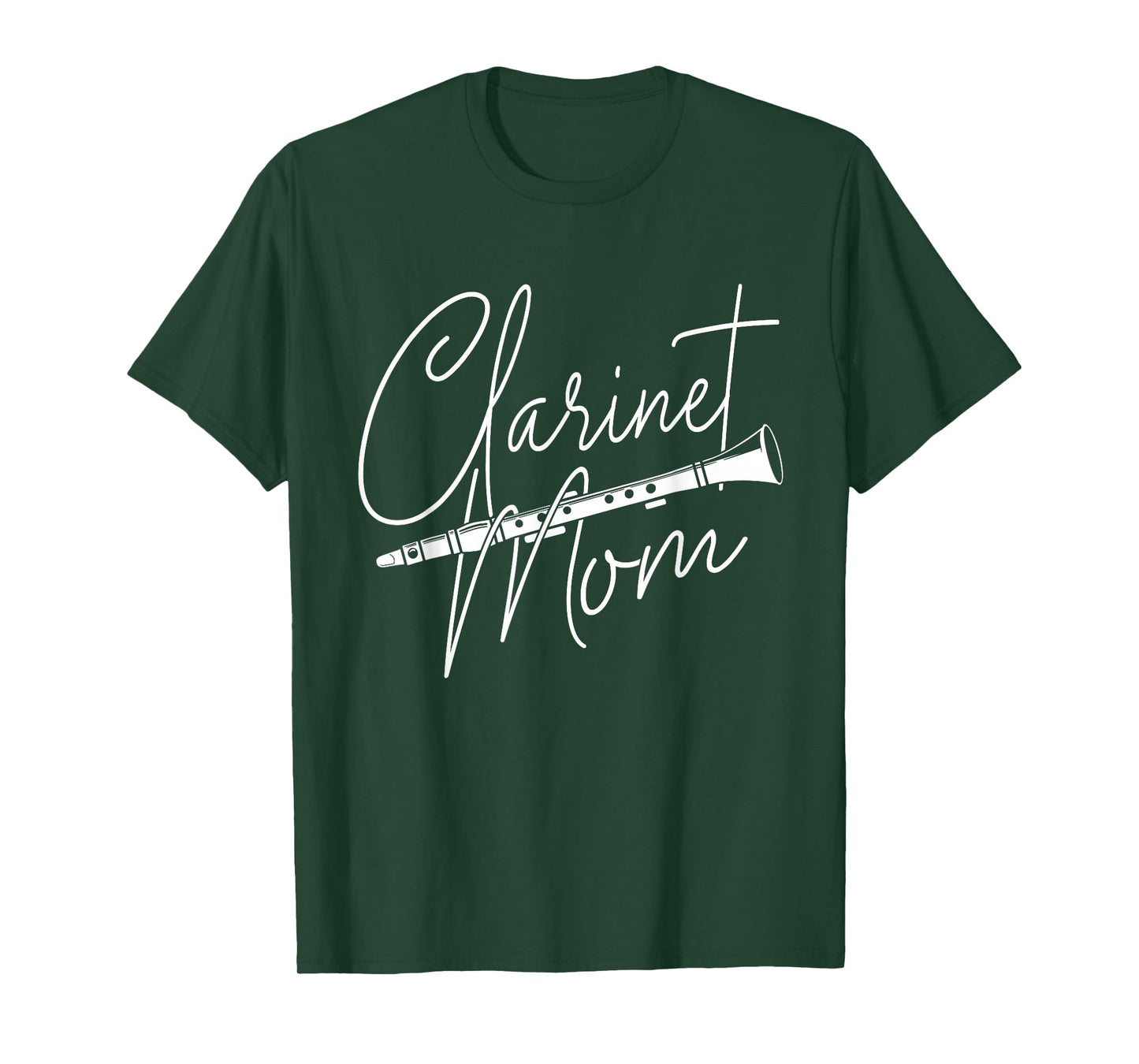 Clarinet Mom - Clarinetist Marching Band Player Music Lover T-Shirt