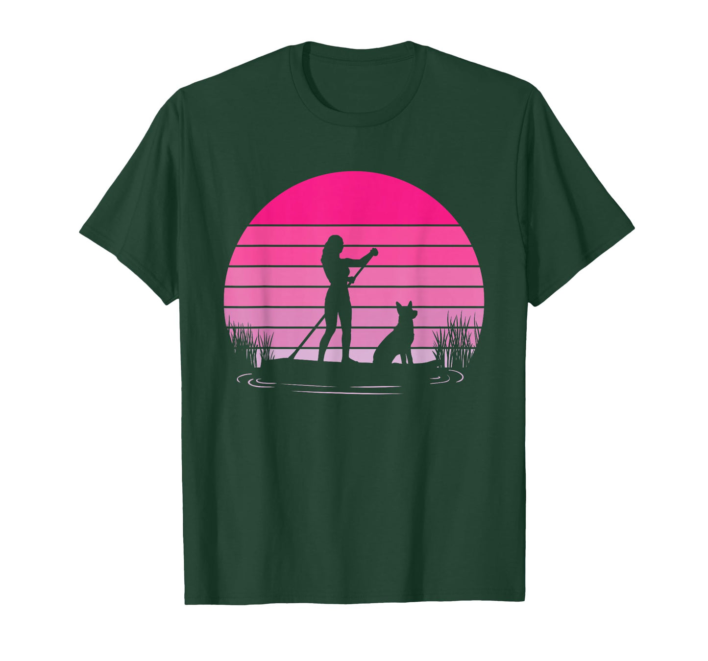 Paddleboarding Dog SUP Stand Up Paddle Board T-Shirt