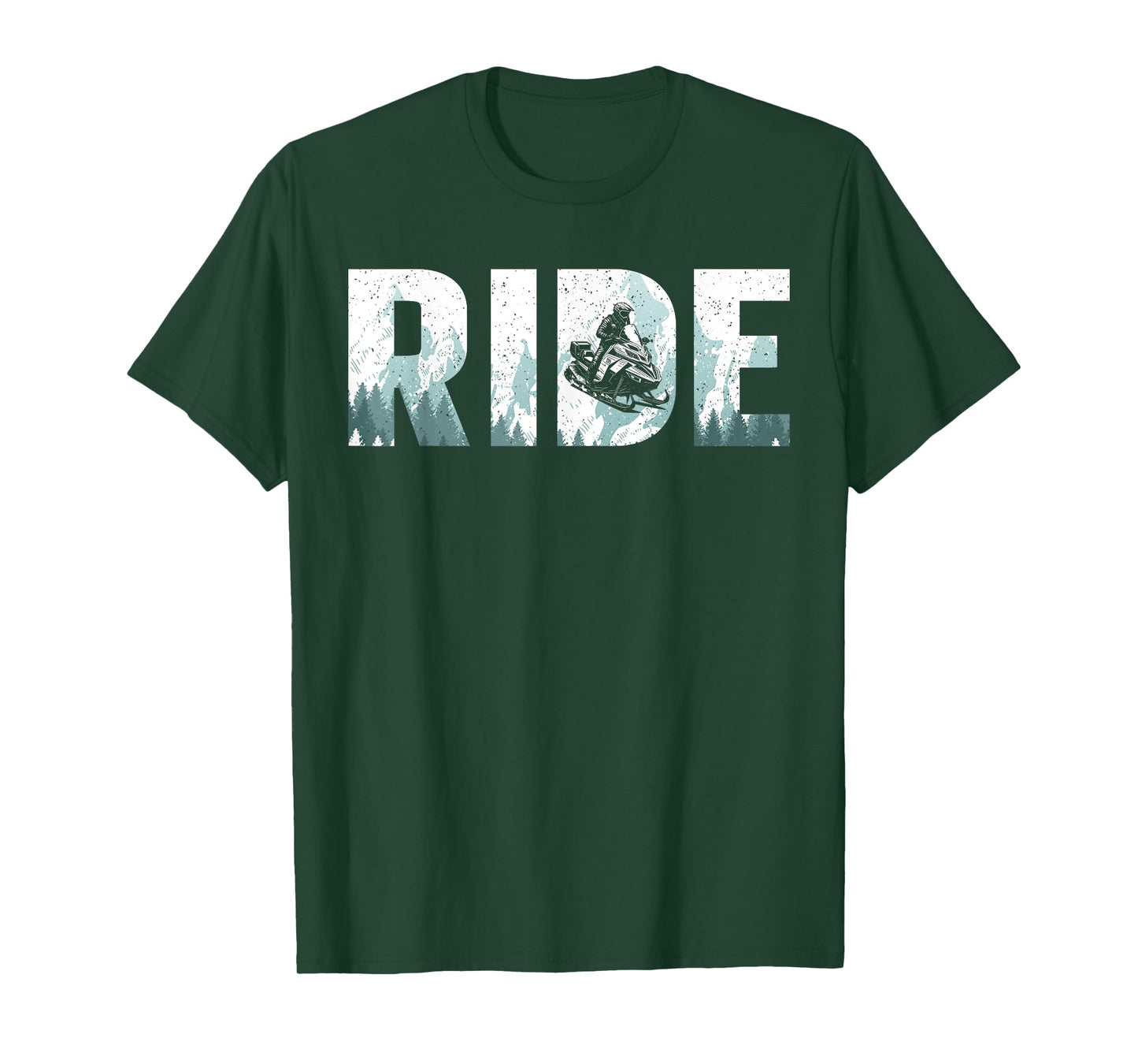 Funny Snowmobile Design For Men Women Snowmobile Lovers T-Shirt