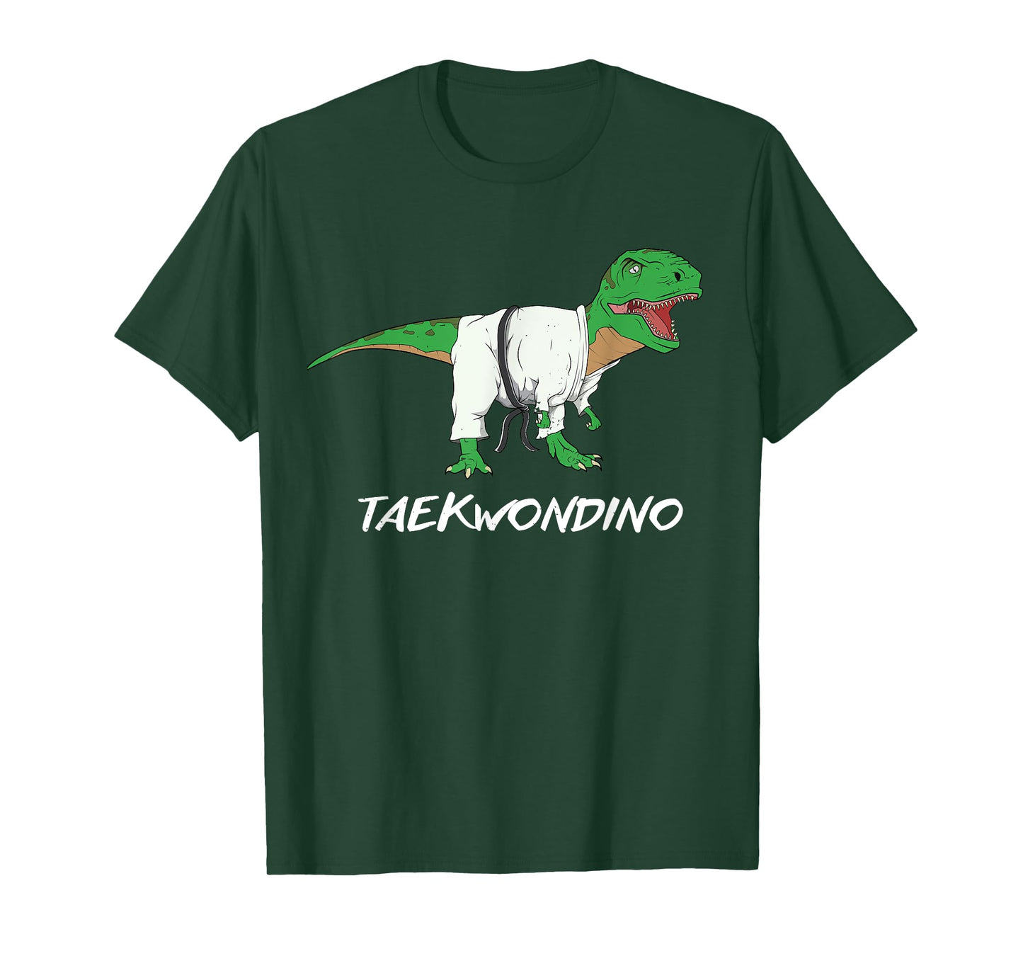 Funny Taekwondo T Rex Dinosaur Cute Martial Arts Boys Gift T-Shirt