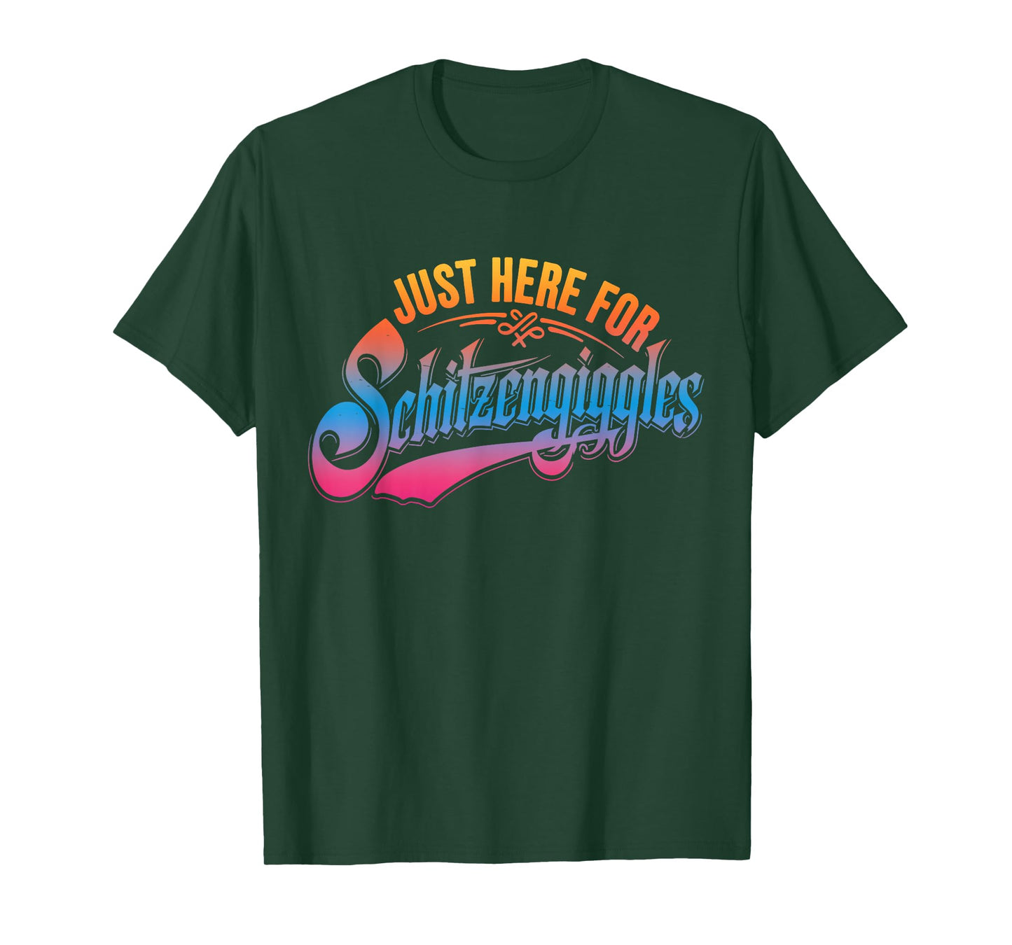 Just Here for Schitzengiggles Funny Beer Day T-Shirt