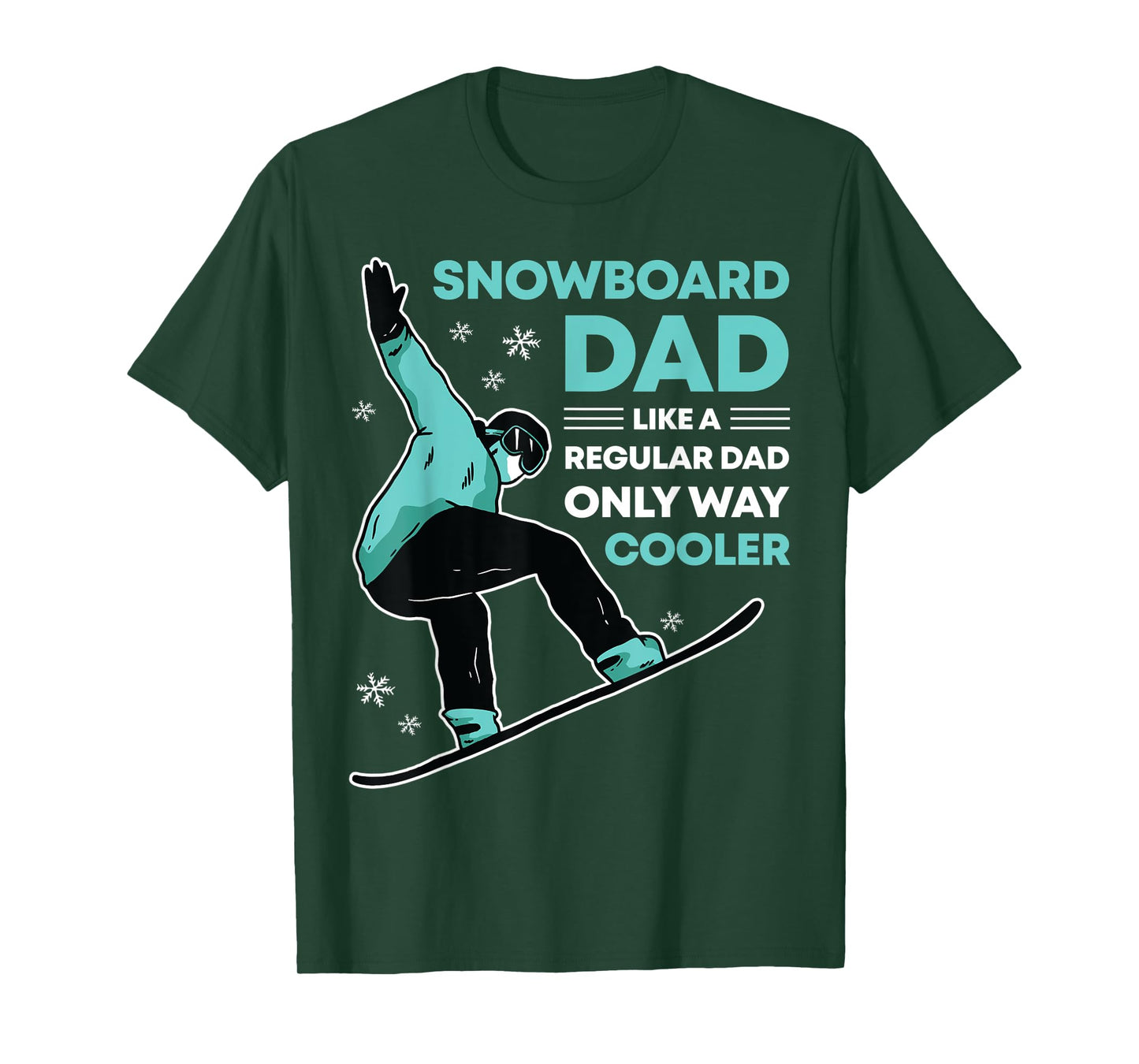 Snowboard Dad Funny Cute Winter Snowboarding Gift T-Shirt