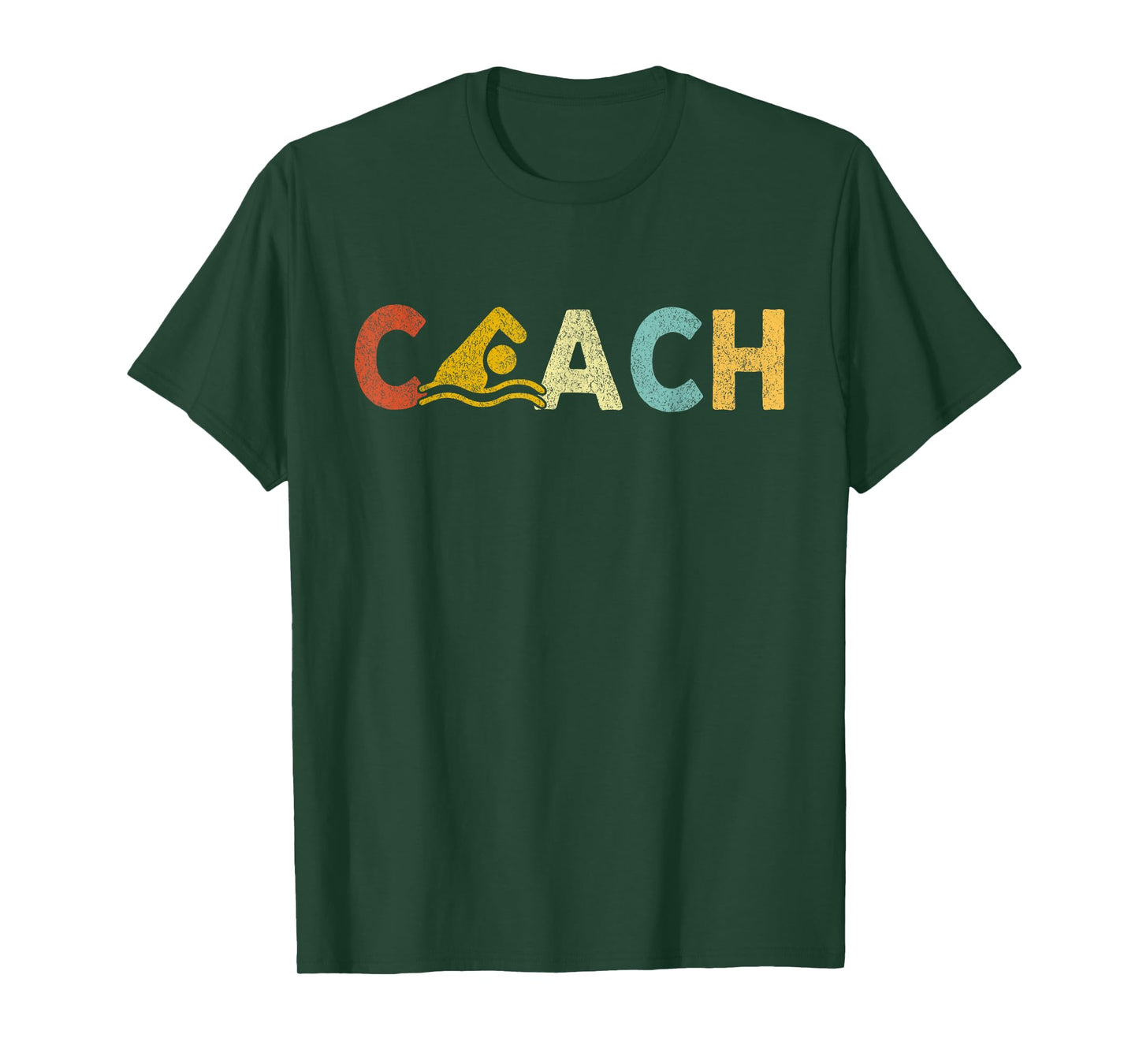 Vintage Swim Coach Swimming Coach Swim Teacher Swimmer Retro T-Shirt