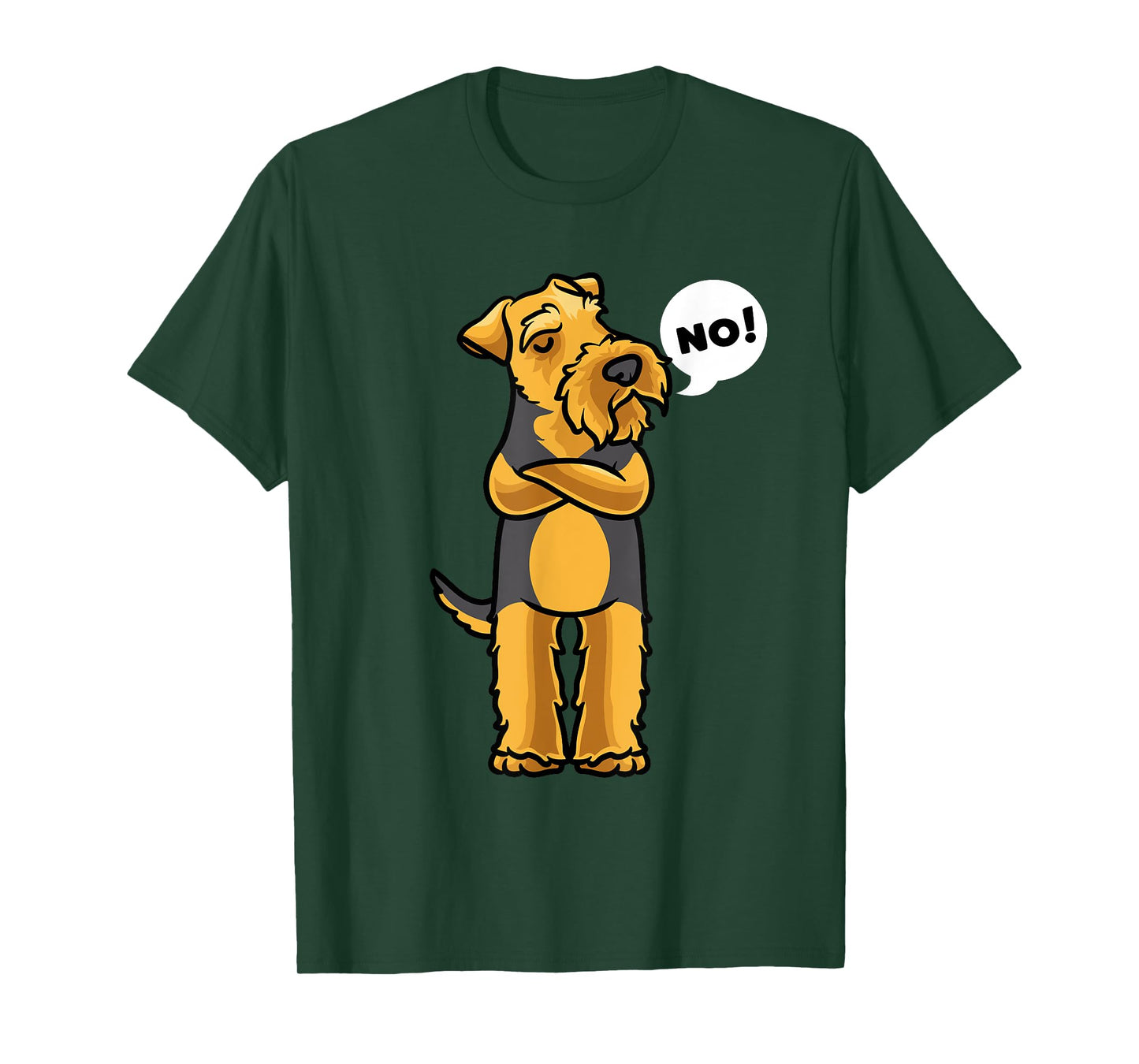 Stubborn Welsh Terrier Dog T-Shirt for Men Women Girls Kids