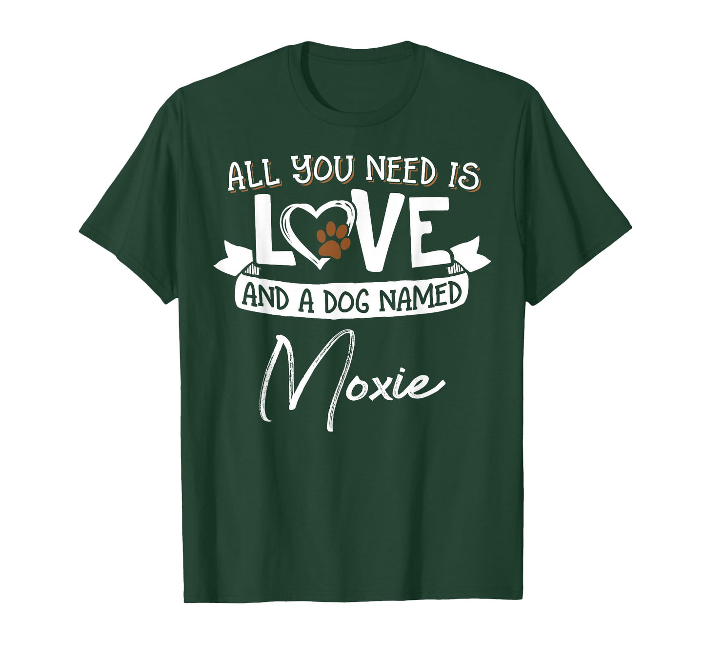 Cute Dog Named Moxie Shirt for Women and Men T-Shirt
