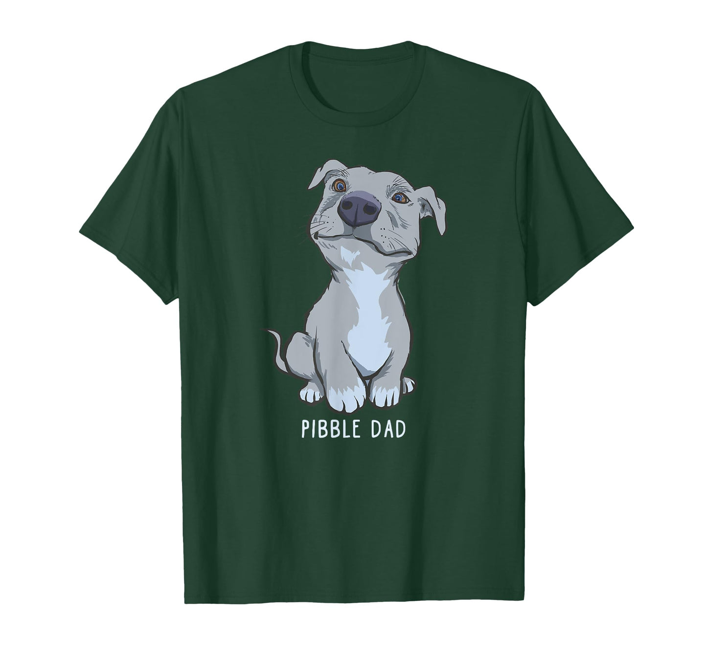 Pitbull Pibble Dad Father's Day Pitbull Lover Men's Graphic T-Shirt