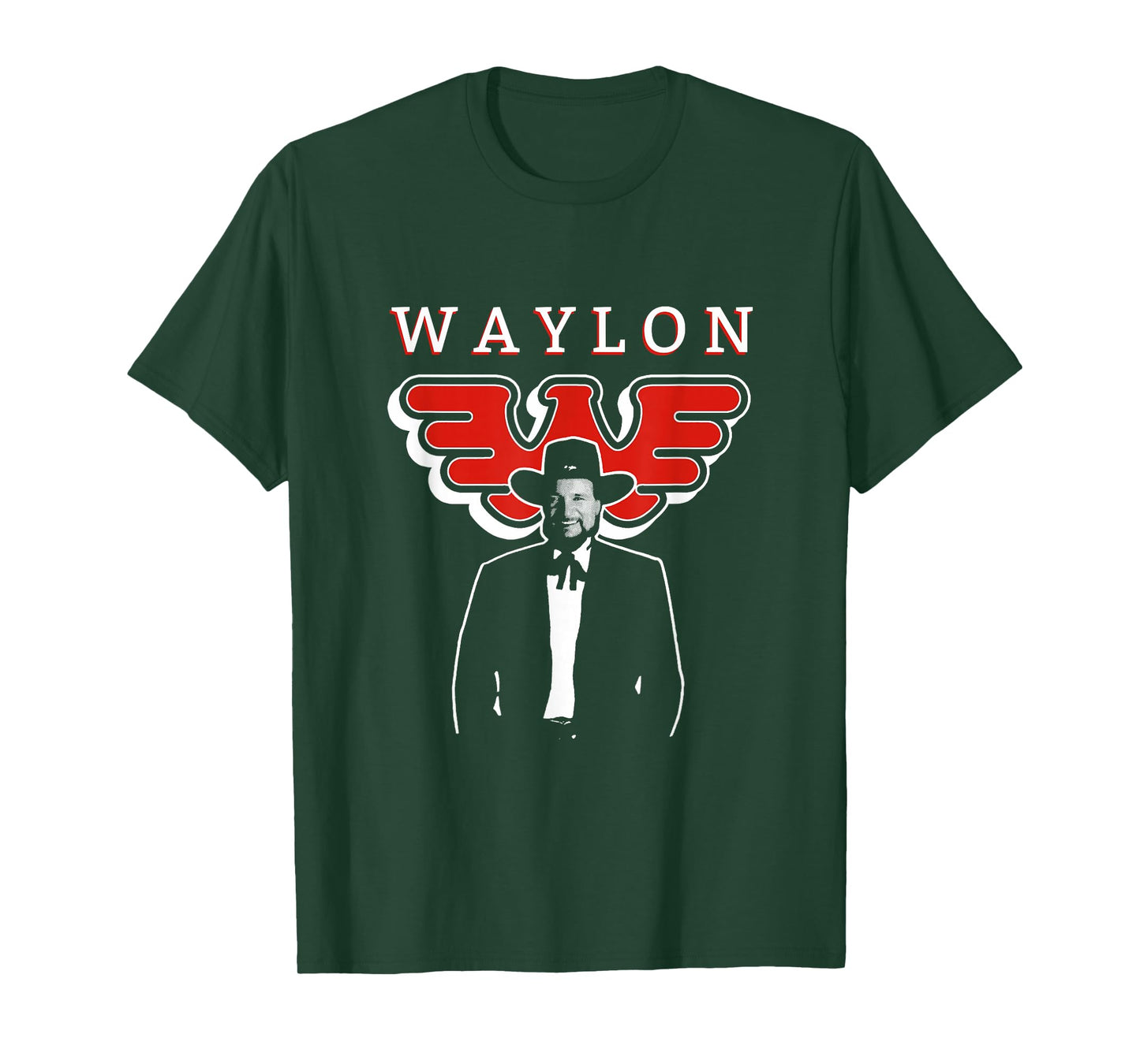Waylon Jennings - Official Merchandise - Full Circle T-Shirt