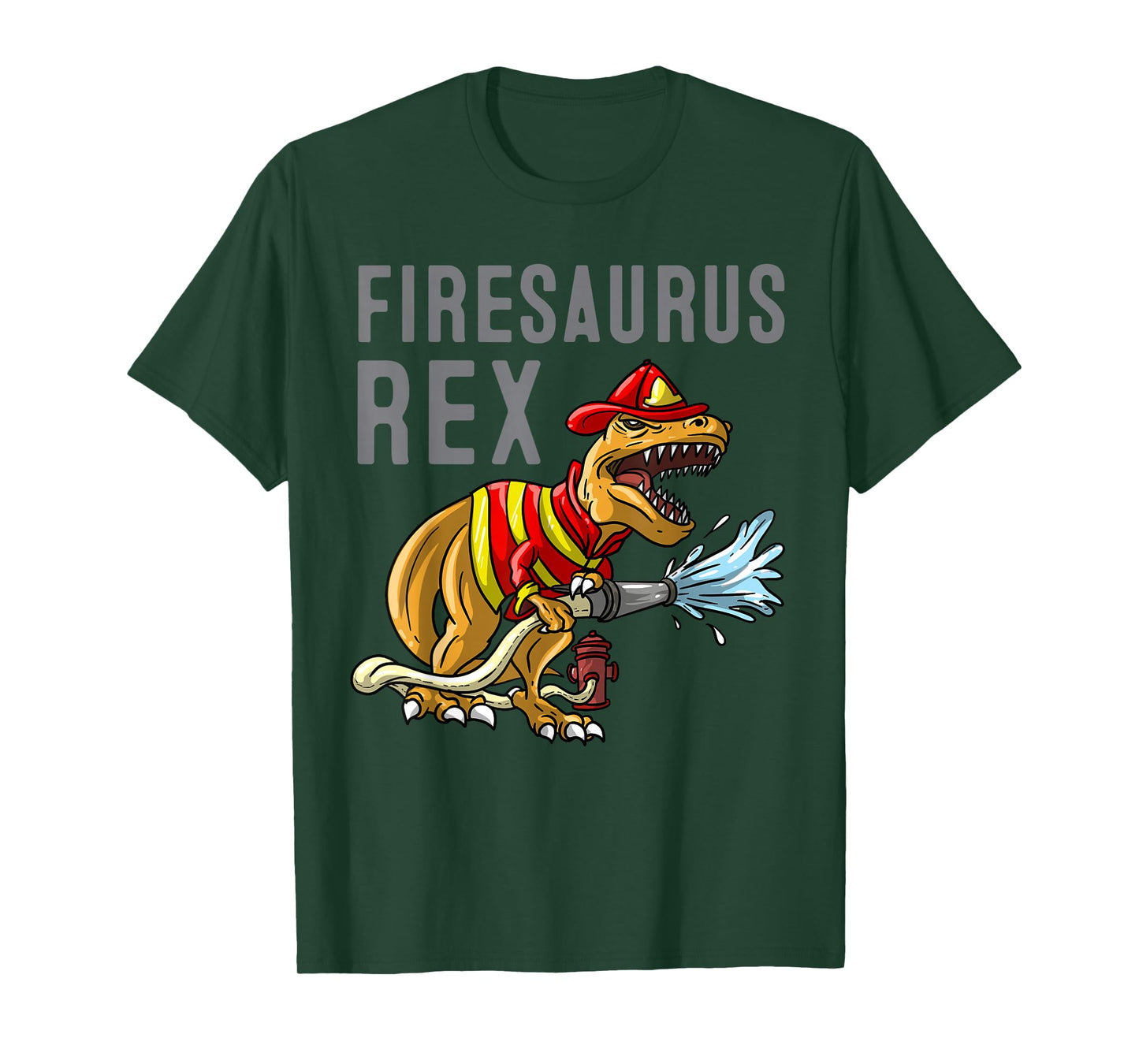 Funny Firefighter Art For Kids Toddlers Fireman Firefighter T-Shirt