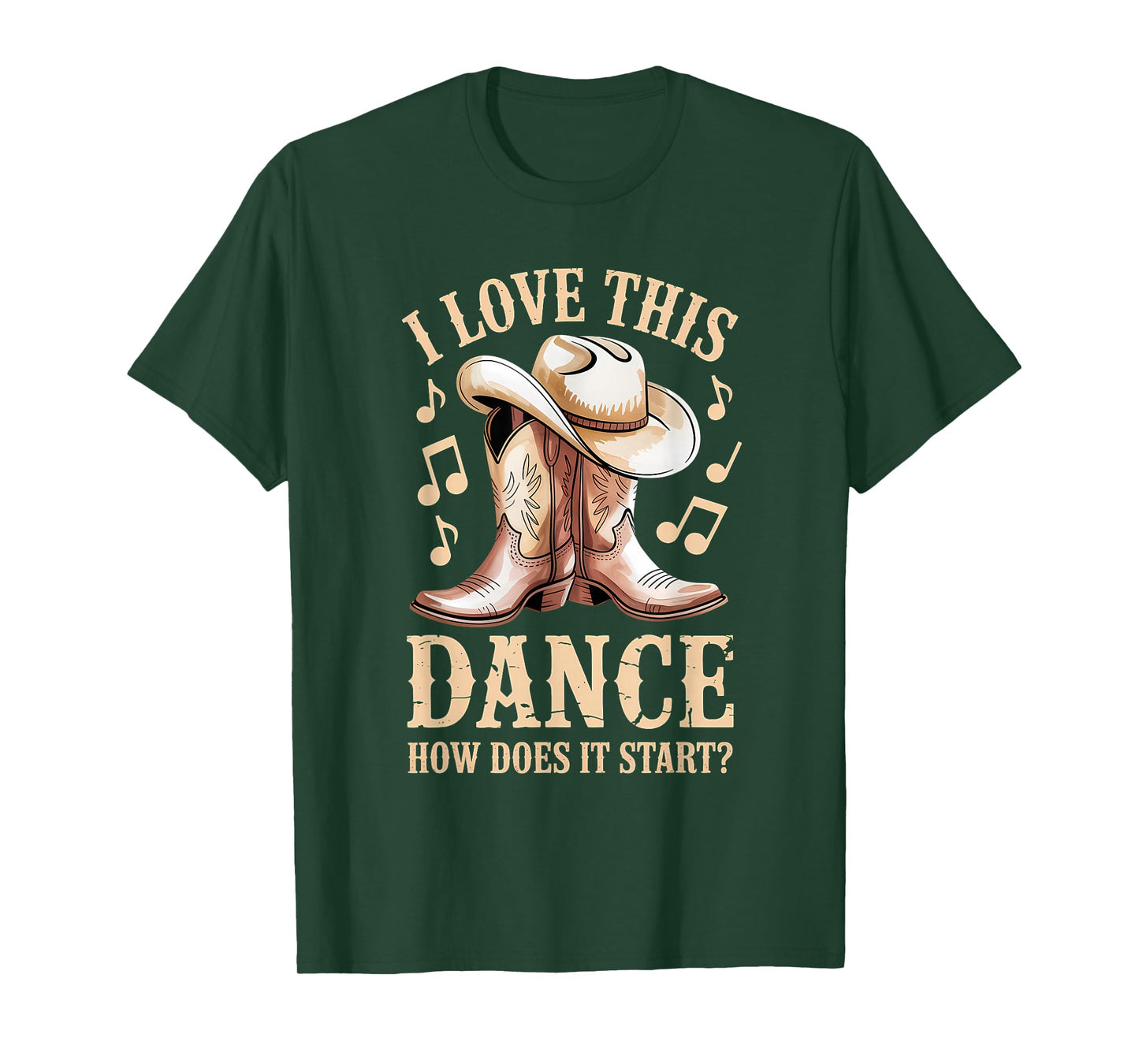 I Love This Dance How Does It Start Line Dance Western T-Shirt