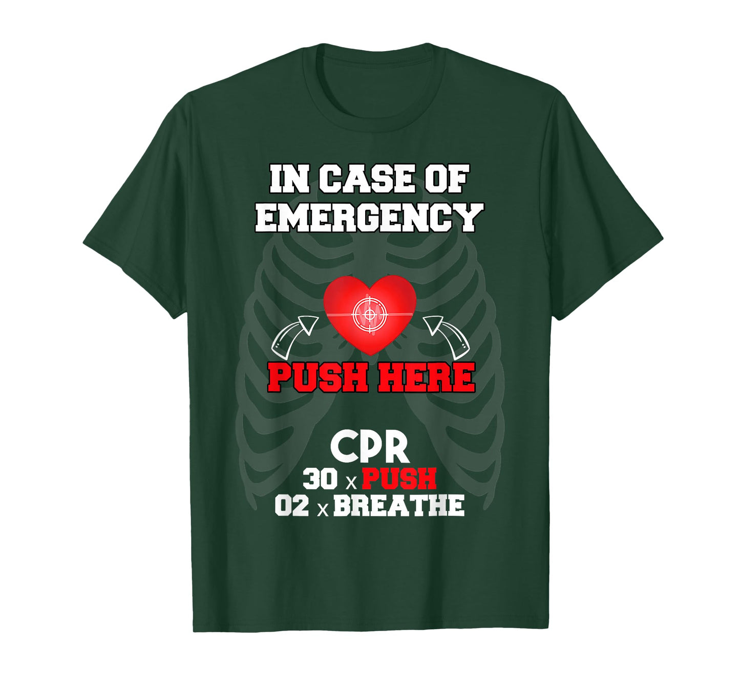 CPR Instructor in Case of Emergency First Aid Nurses T-Shirt