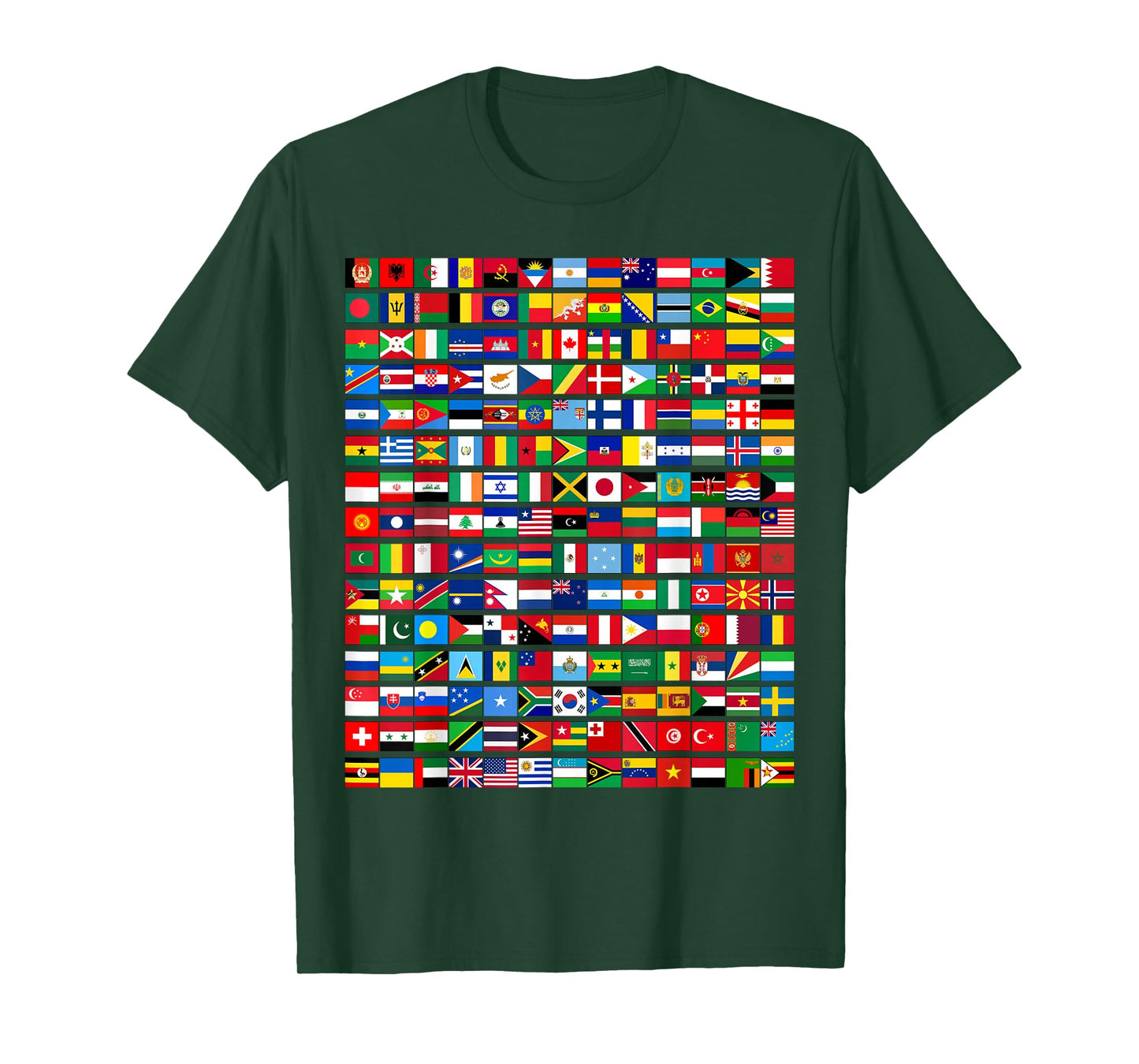 195 Flags Of All Countries in The World International Event T-Shirt