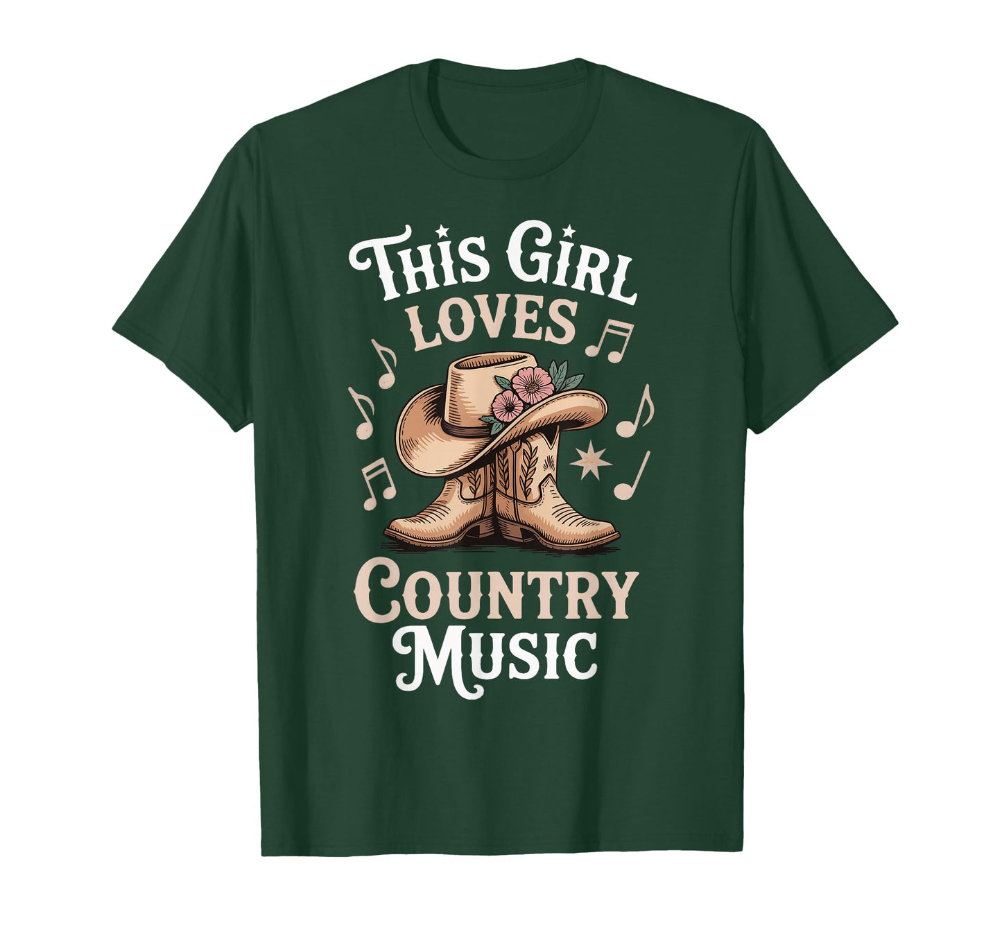 This Girl Loves Country Music T-Shirt