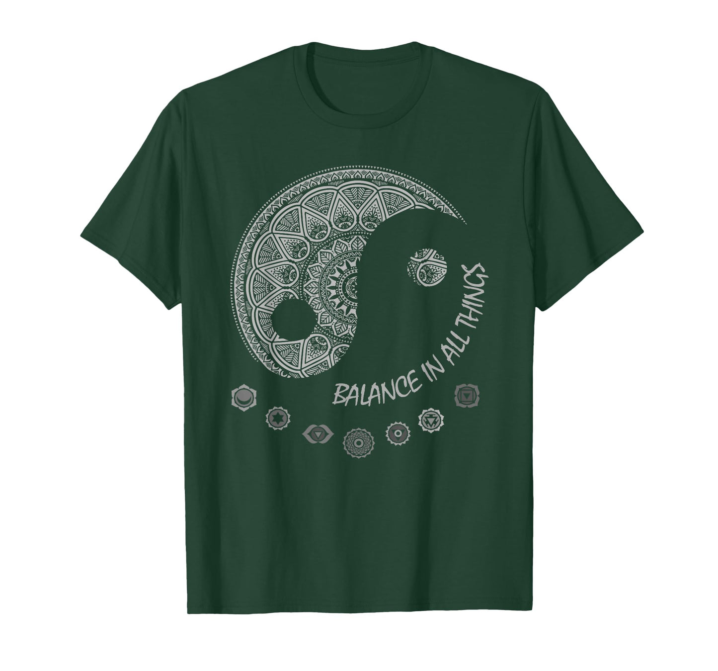 Ying Yang Chakra Spirit Spiritual Balance Body Spirit T-Shirt