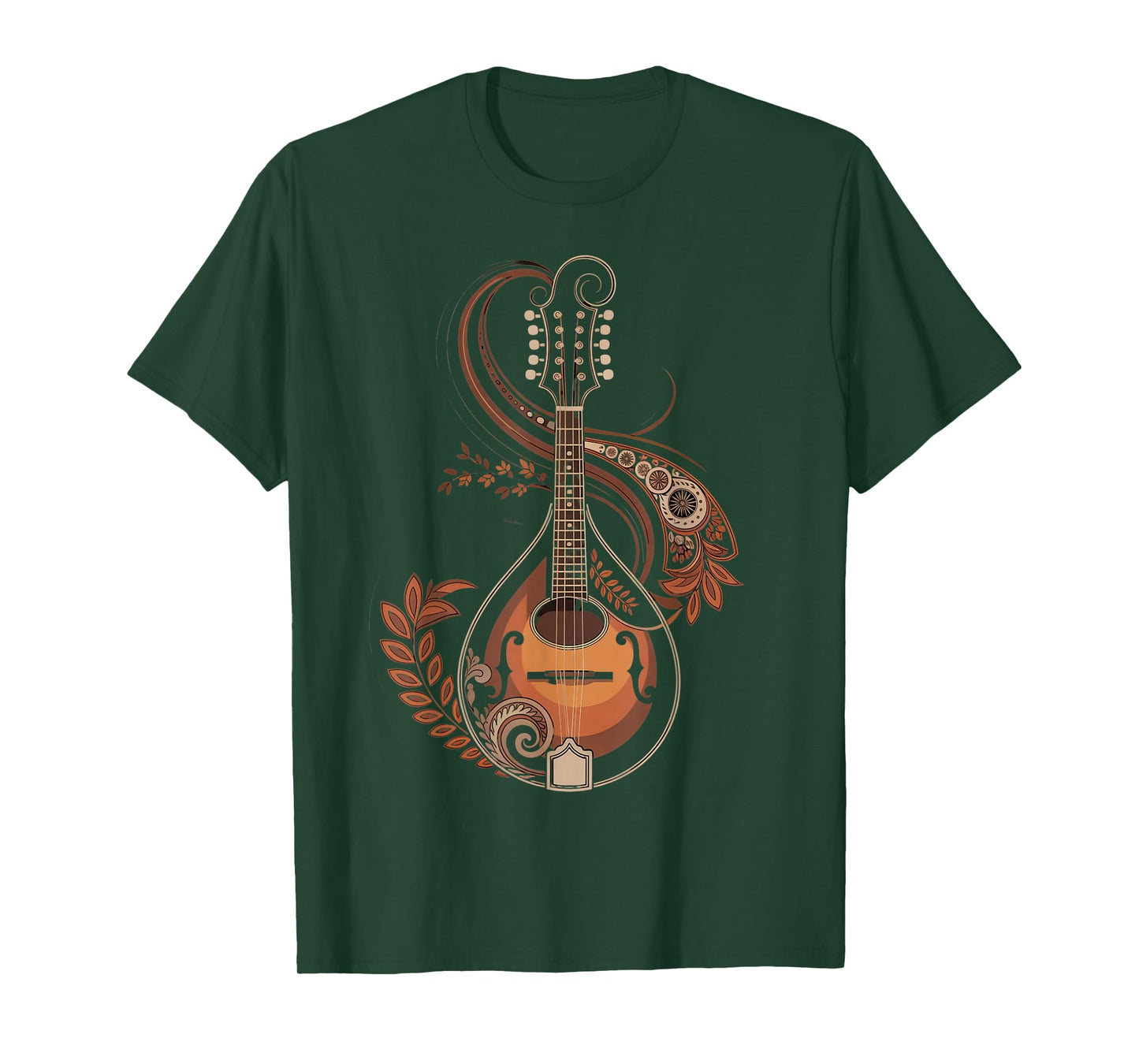 Vintage Mandolin Mandolinist Bluegrass Guitar Mandolin T-Shirt
