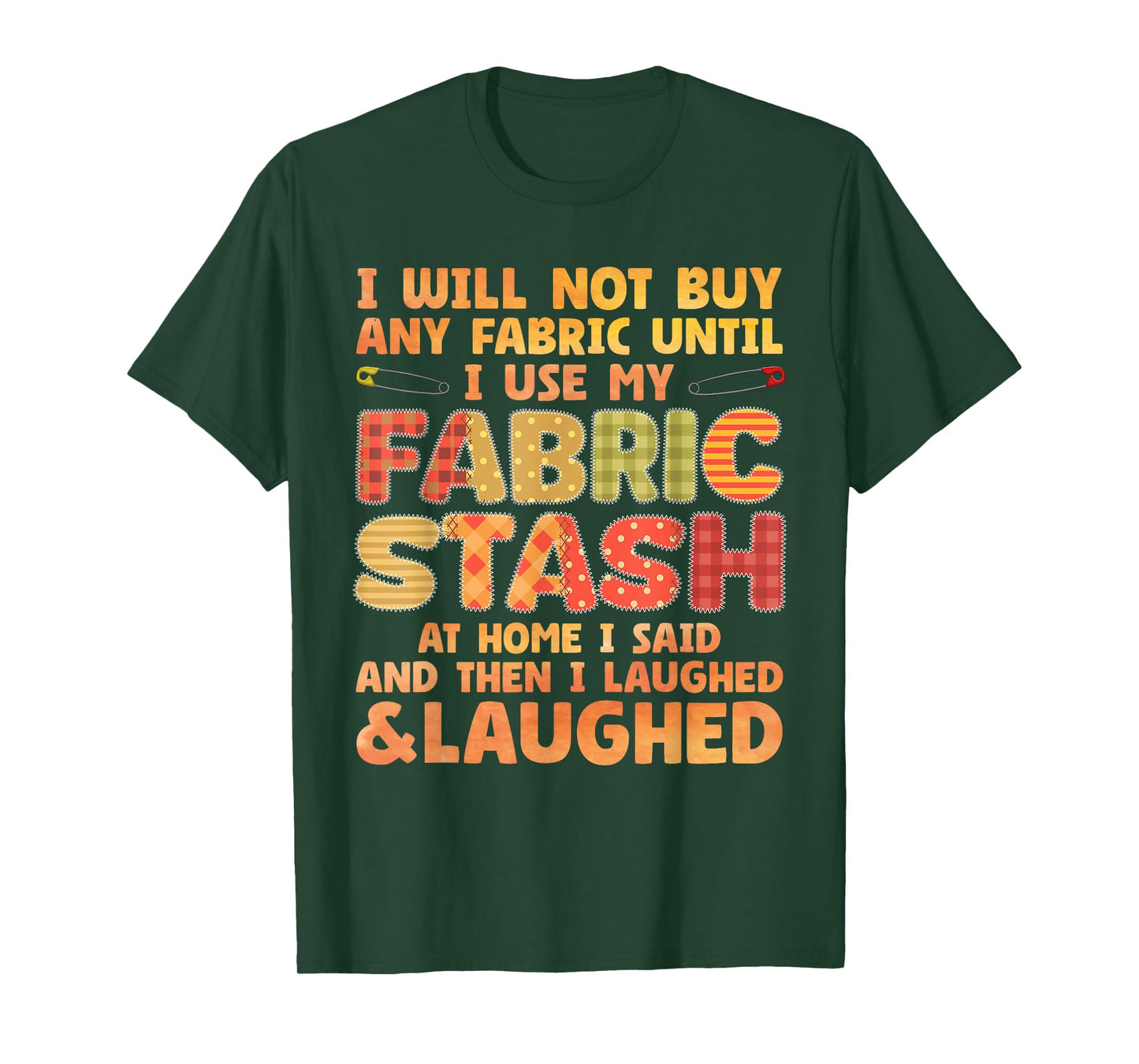 Funny Quilting Art For Men Women Sewing Quilt Sewer Quilter T-Shirt