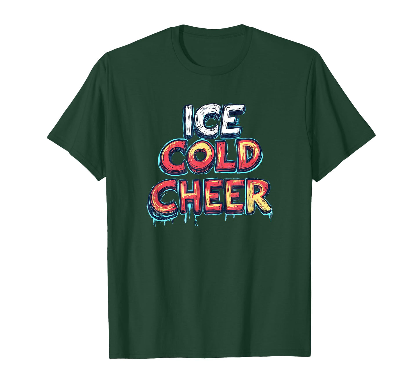 Cool Ice Cold Cheer Emblem Costume for Boys and Girls T-Shirt