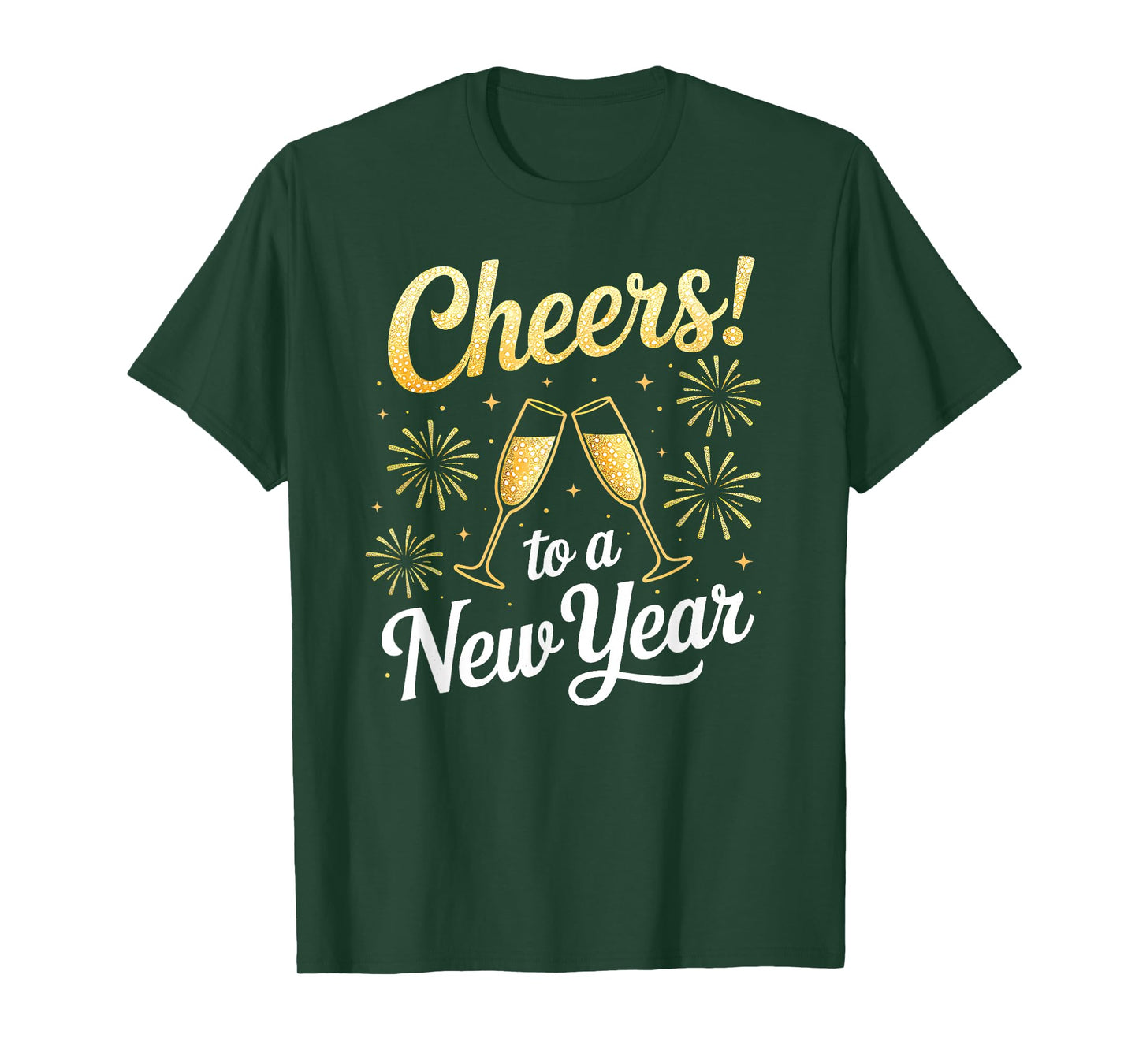 Cheers to A New Year Eve Party Countdown Happy New Year T-Shirt