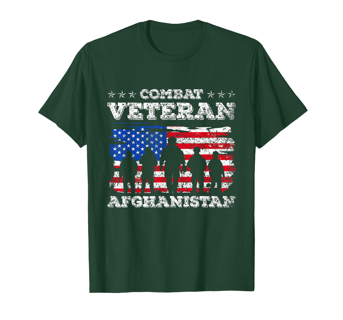 Combat Veteran Afghanistan Soldier Veterans Combat Veteran T-Shirt