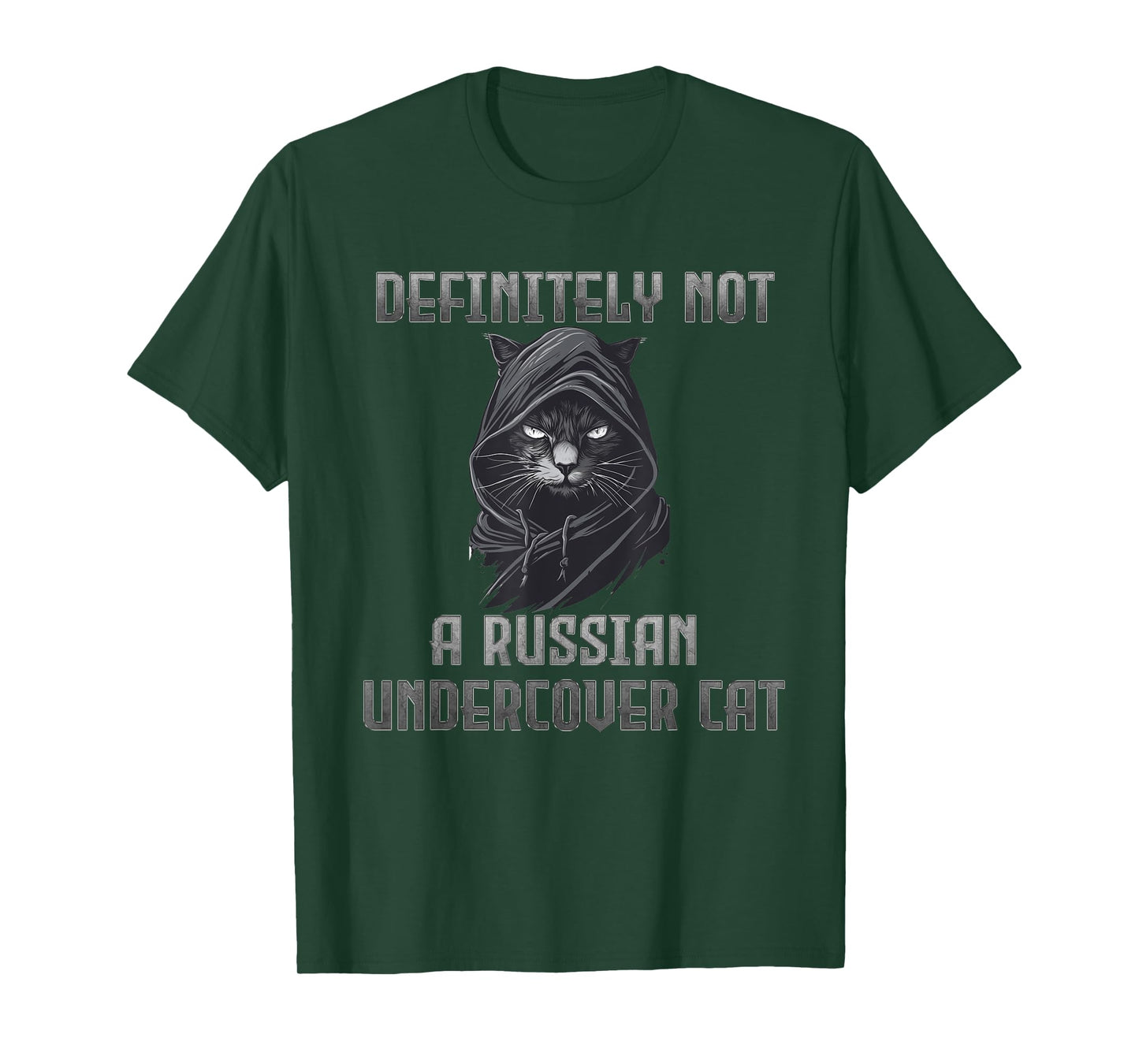 Definitely Not A Russian Undercover Cat Men Women T-Shirt
