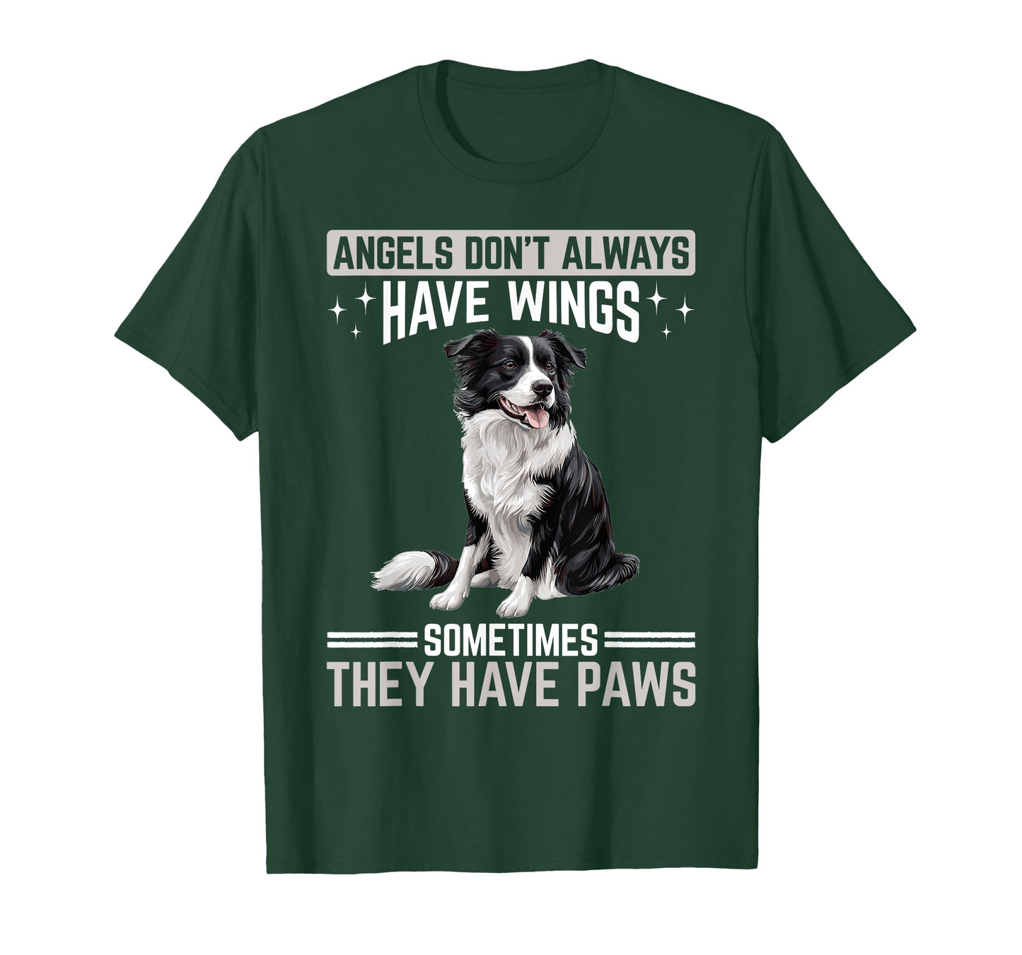 Border Collie Dog Owner Men Women Kids T-Shirt