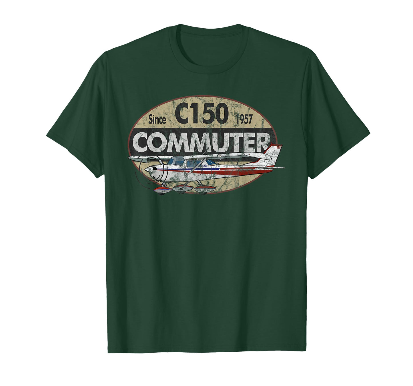 C-150 Commuter Airplane "Since 1957" Vintage T-shirt T-Shirt