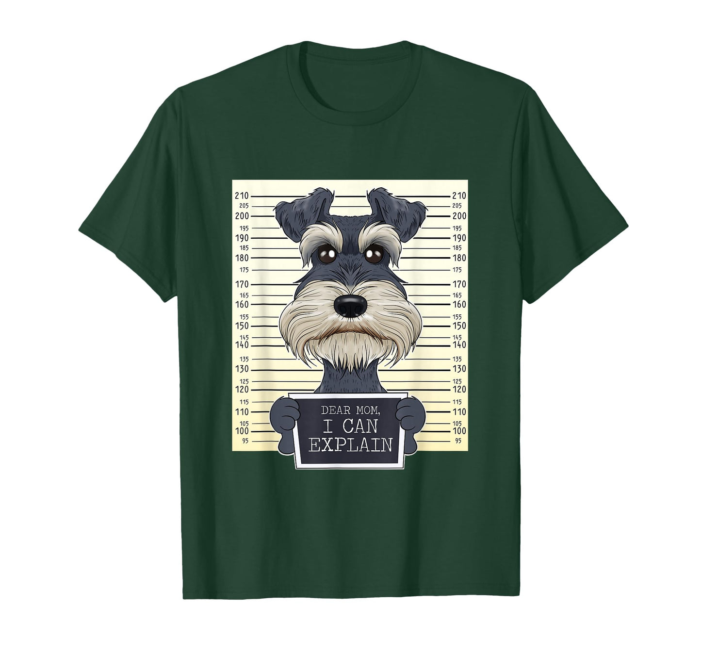 Funny Miniature Schnauzer Mom I Miniature Schnauzer T-Shirt Small