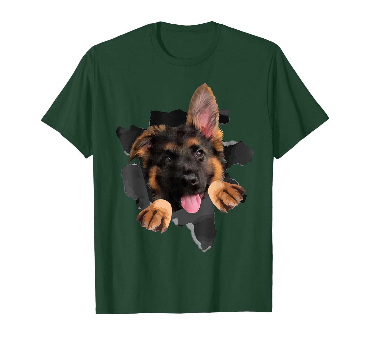 Funny German Shepherd Lovers Design for Men Women Pet Dog T-Shirt Small
