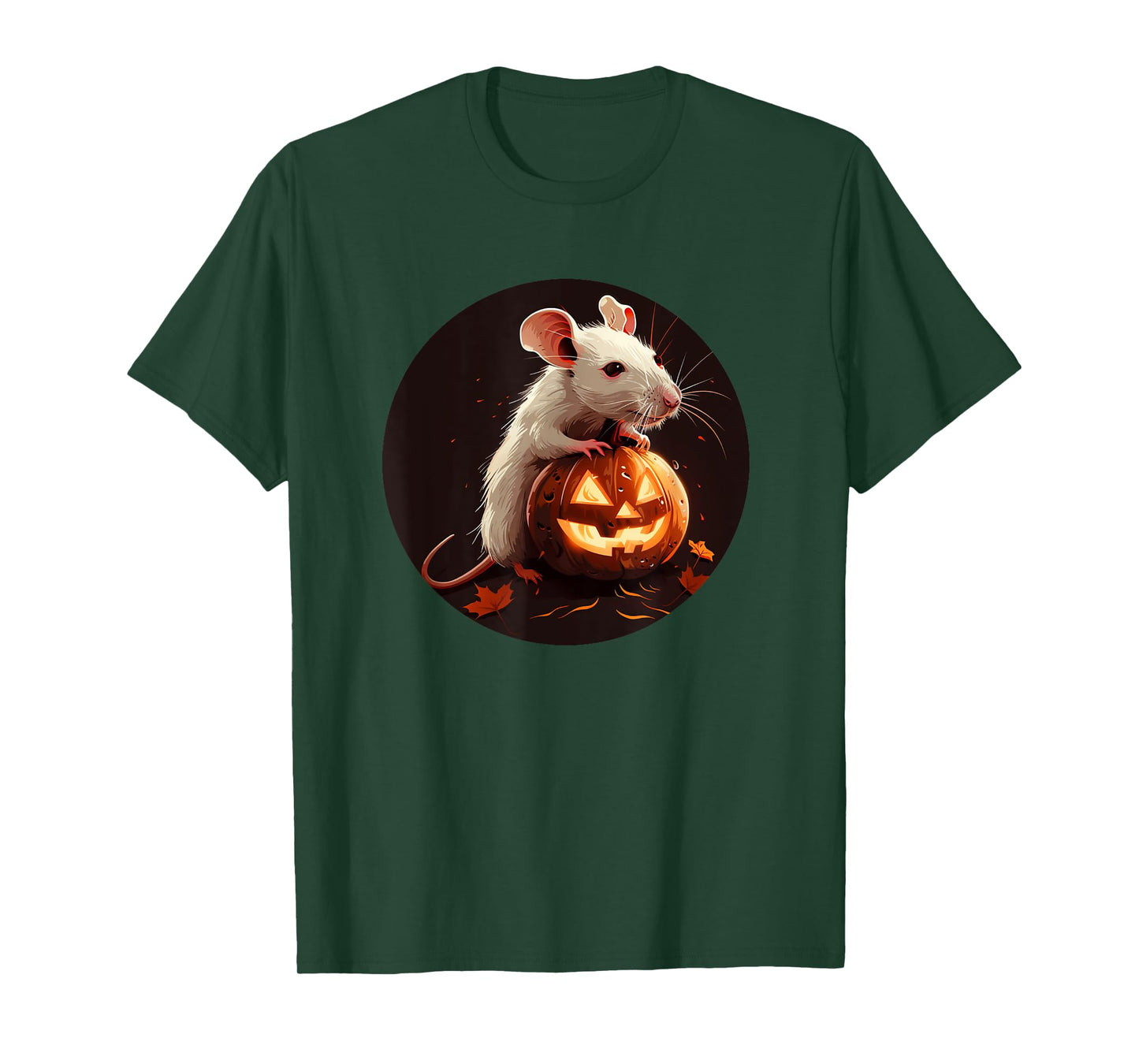 Charming White Rat to Celebrate Halloween T-Shirt