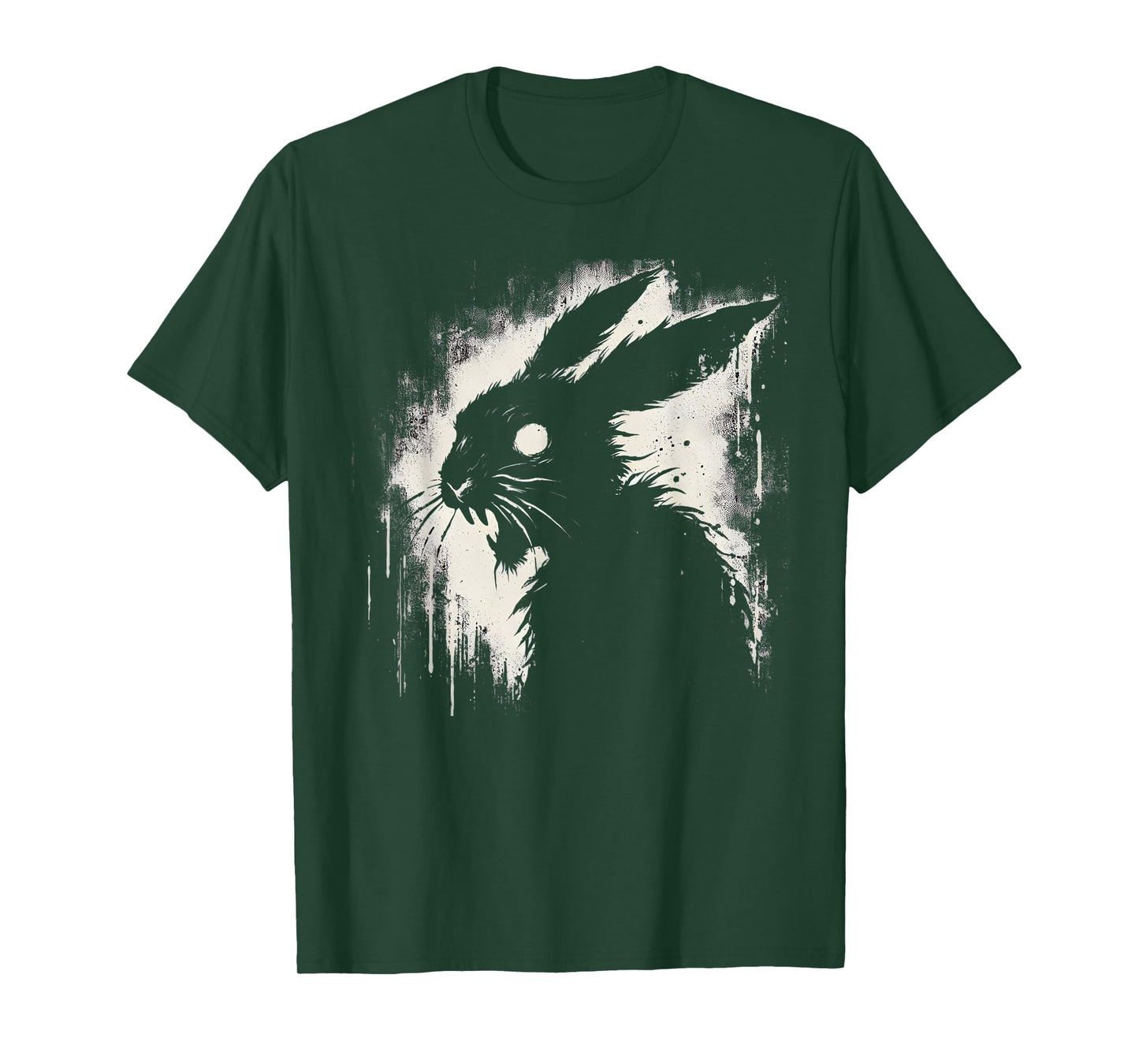 Creepy Goth Rabbit, Horror Bunny, Weirdcore Rabbit T-Shirt