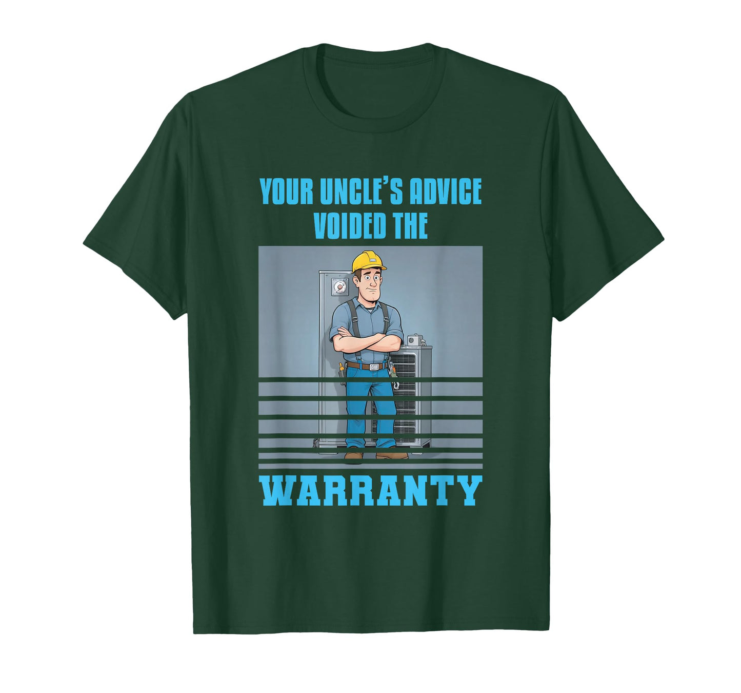 HVAC Uncles Advice | Ideal for Commercial HVAC Contractors T-Shirt
