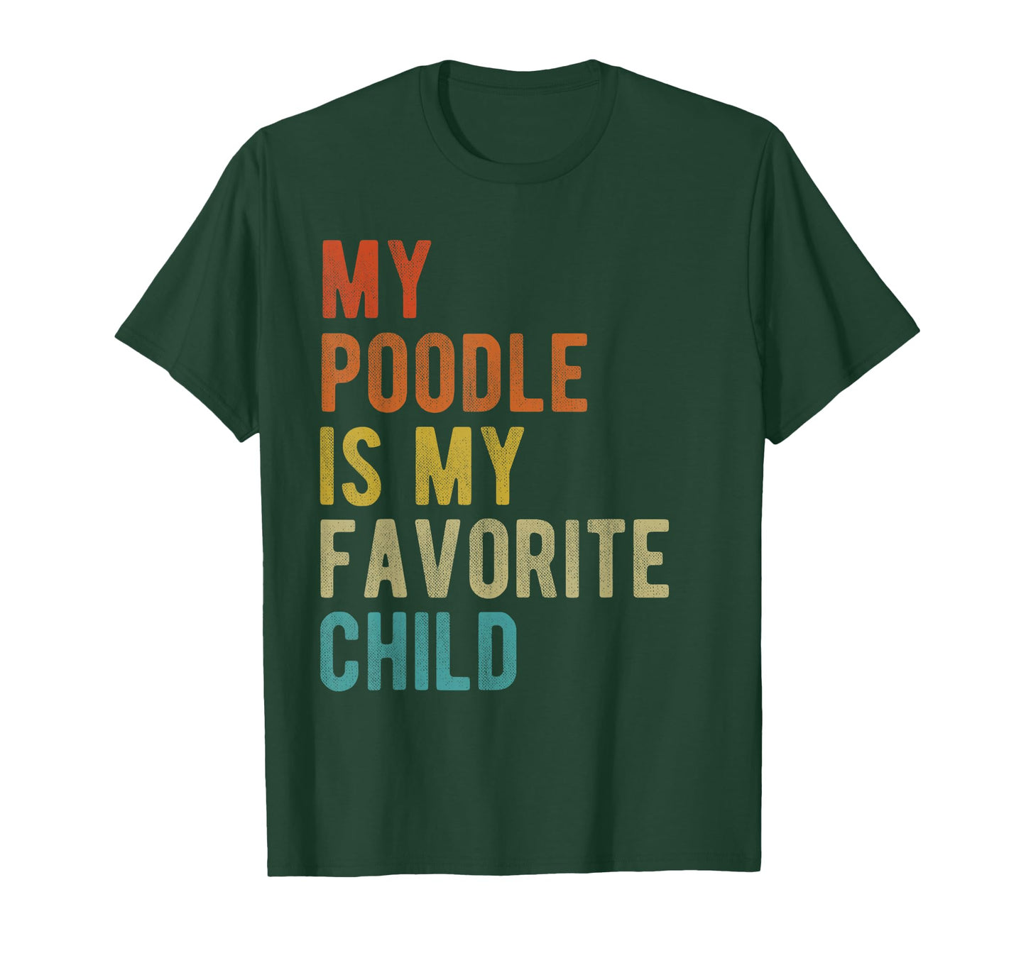 Standard Toy Poodle Mom Dad Dog Lover Funny Sarcastic Quote T-Shirt
