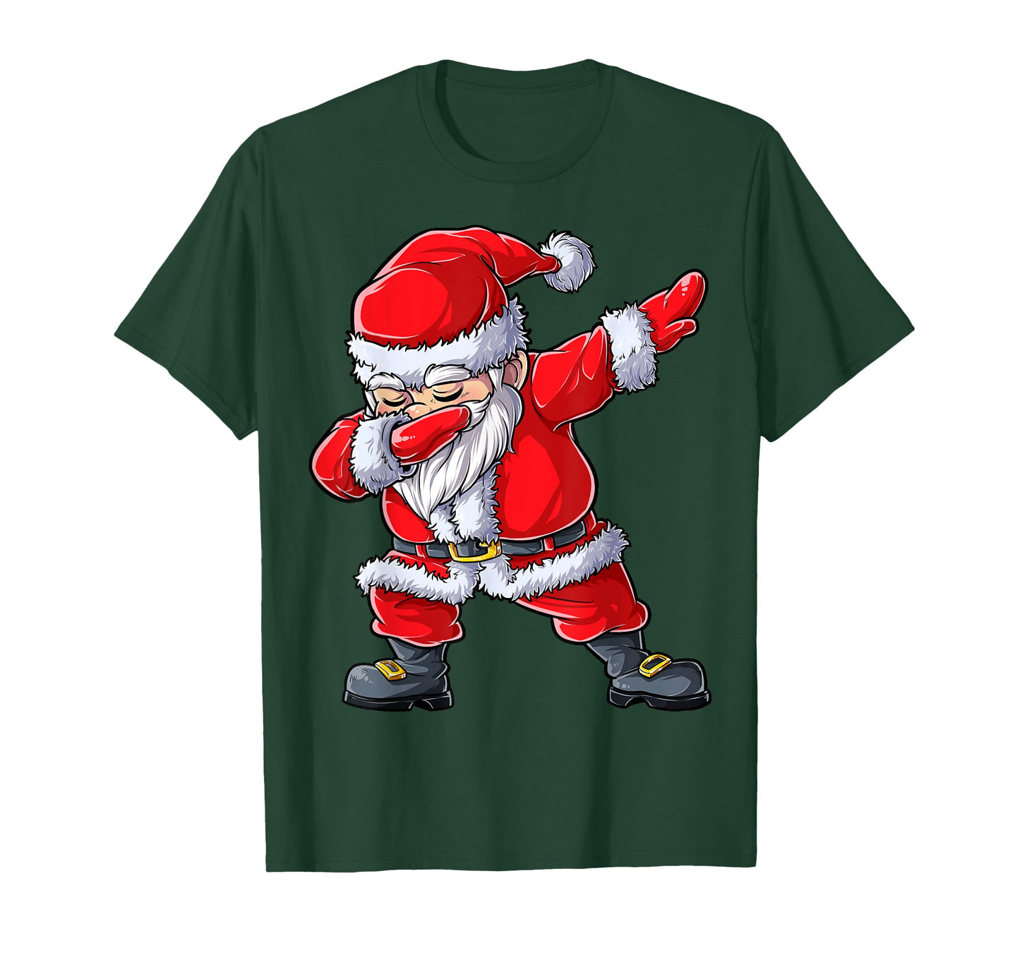 Dabbing Santa Claus Christmas Boys Men Funny Xmas Dab Dance T-Shirt