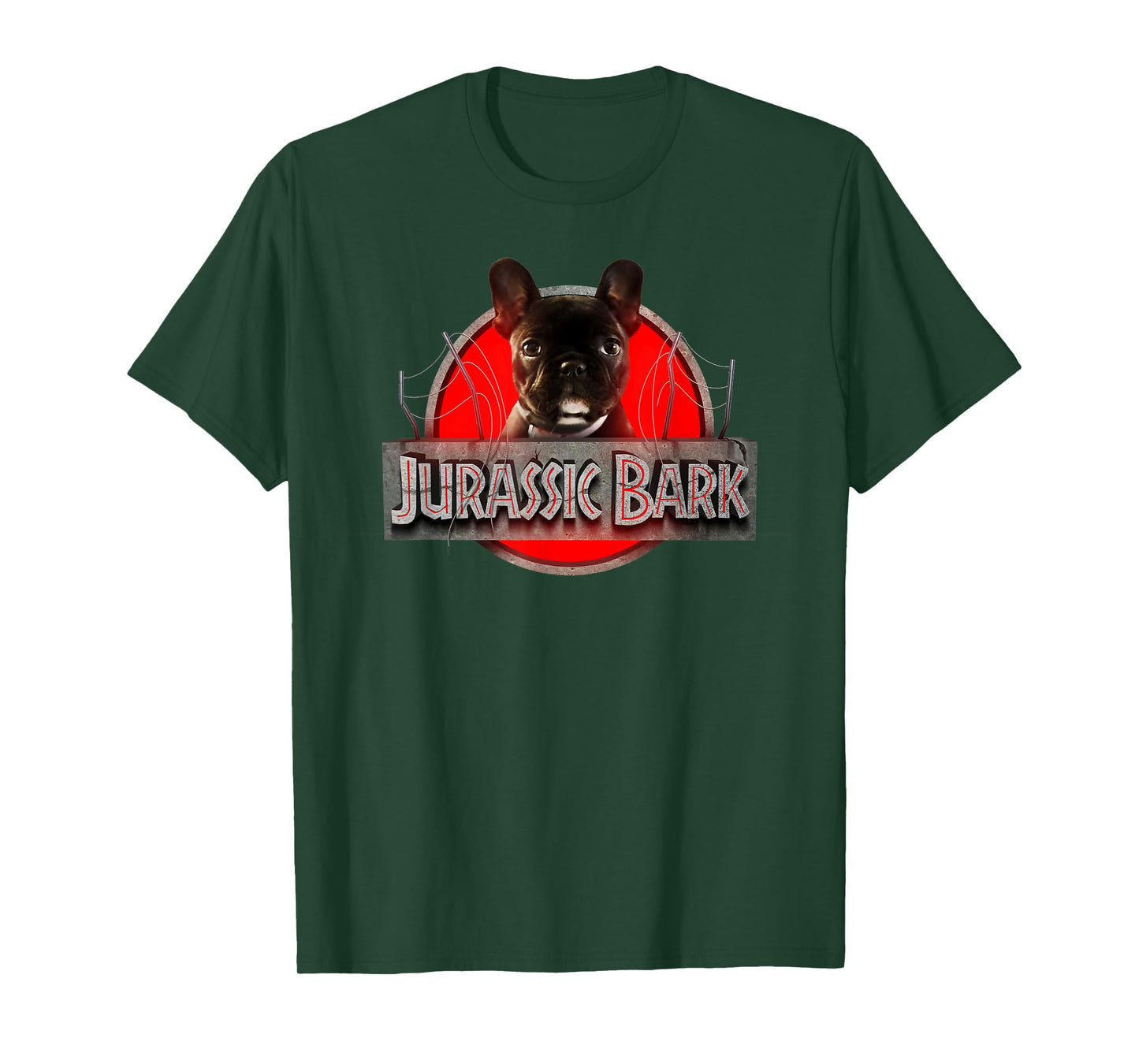 Jurassic Bark - Funny French Bulldog for Frenchie lovers Men Women T-Shirt