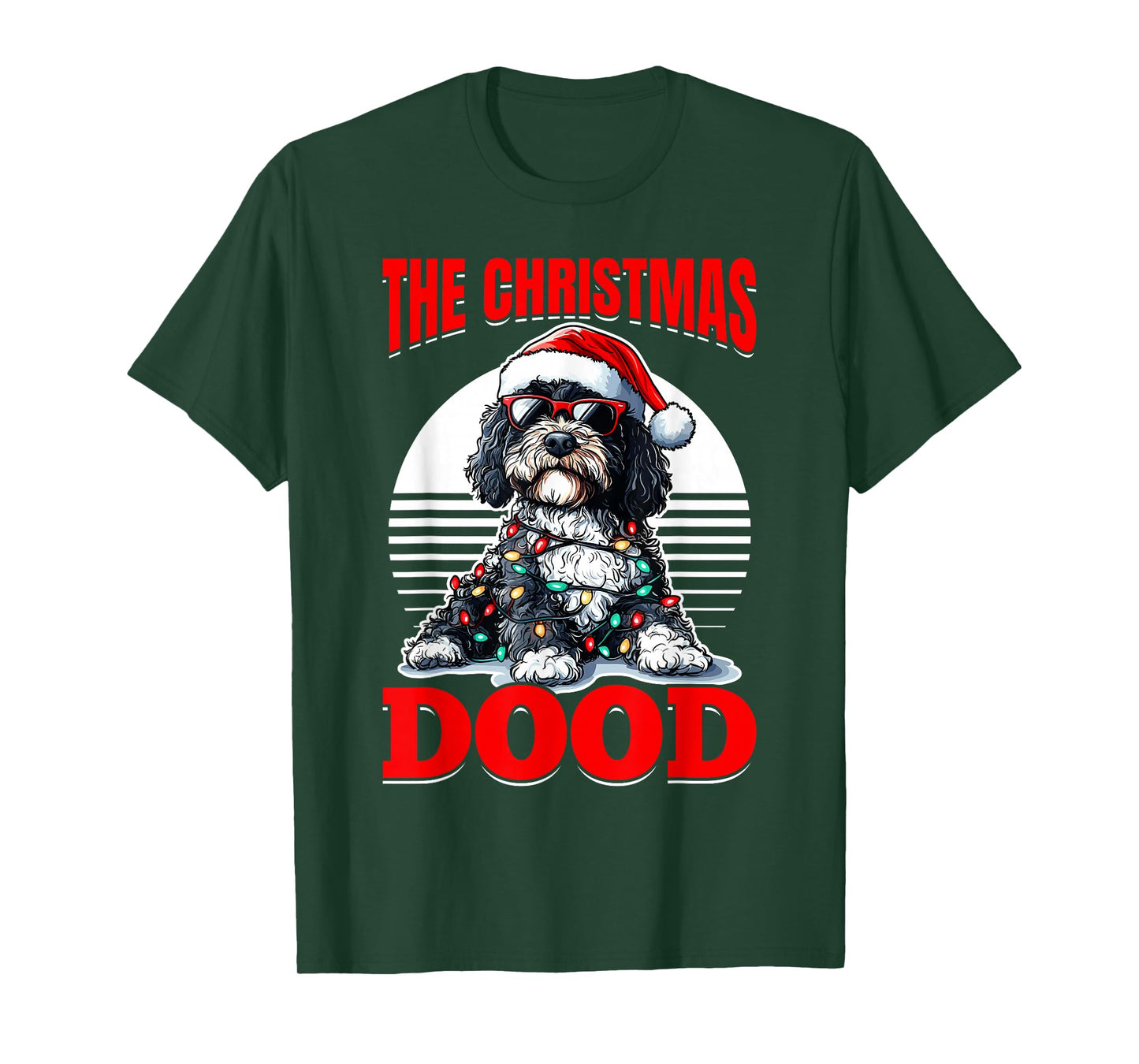 Bernedoodle Christmas Dog Breed The Christmas Dood T-Shirt