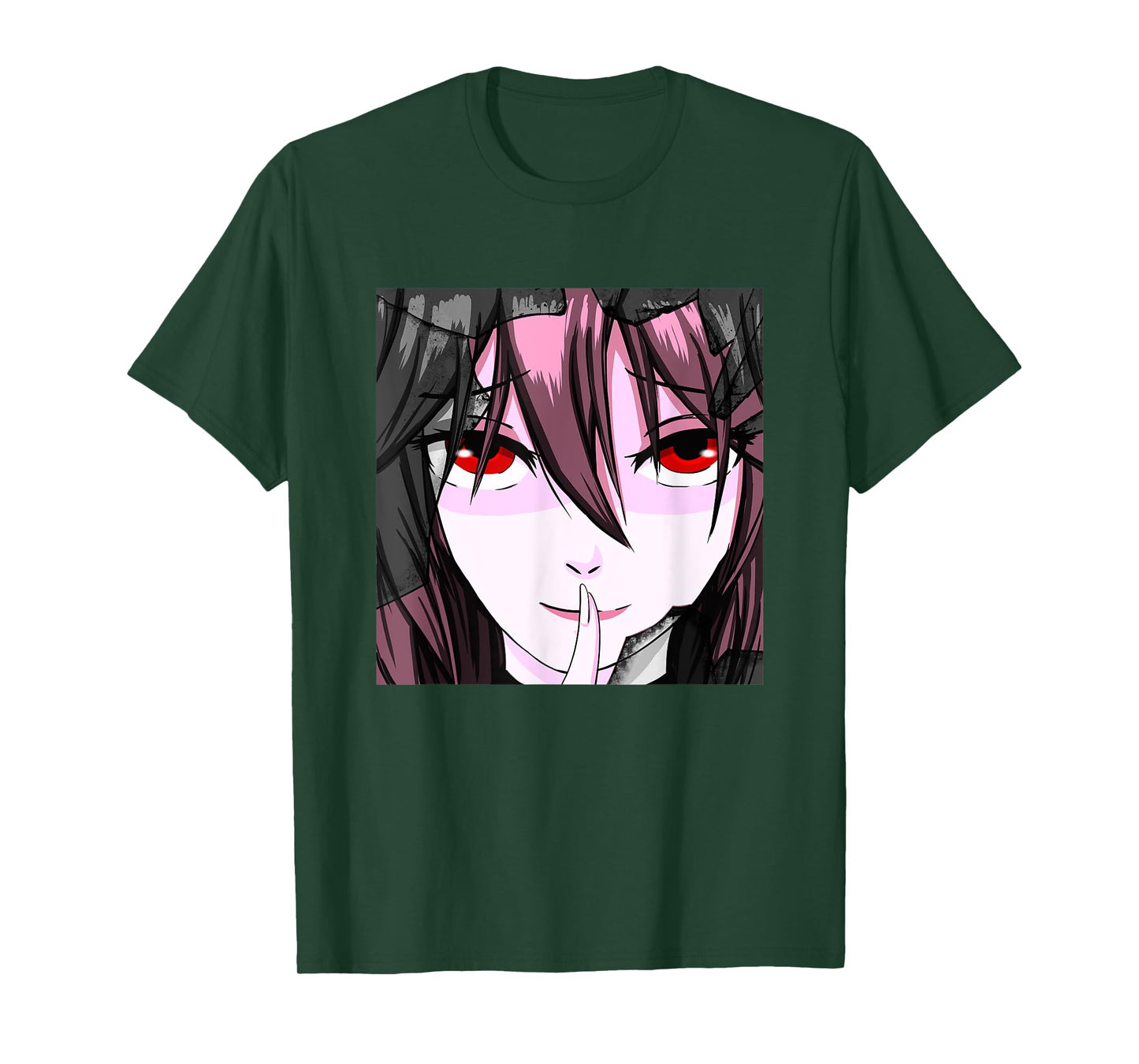 Smile of a Devil Angry Yandere Girlfriend Anime & Manga Meme T-Shirt