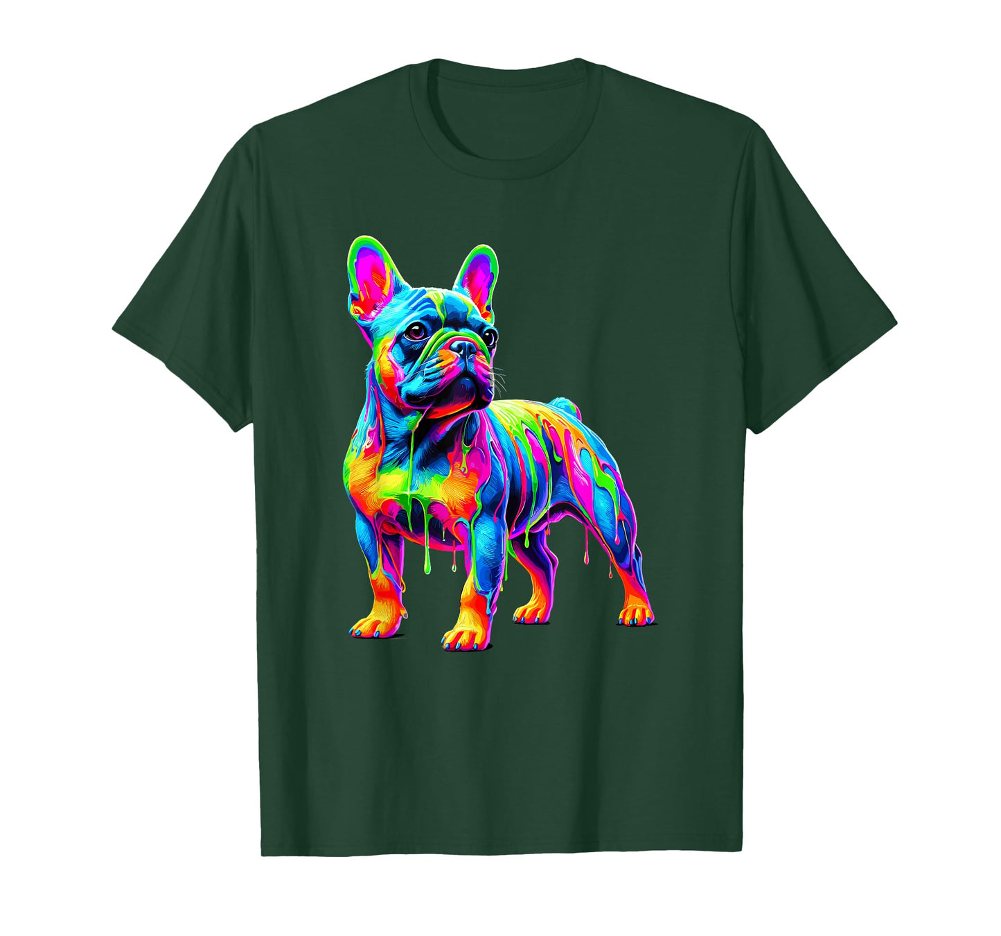 Paint Art French Bulldog Frenchie Bulldogs T-Shirt