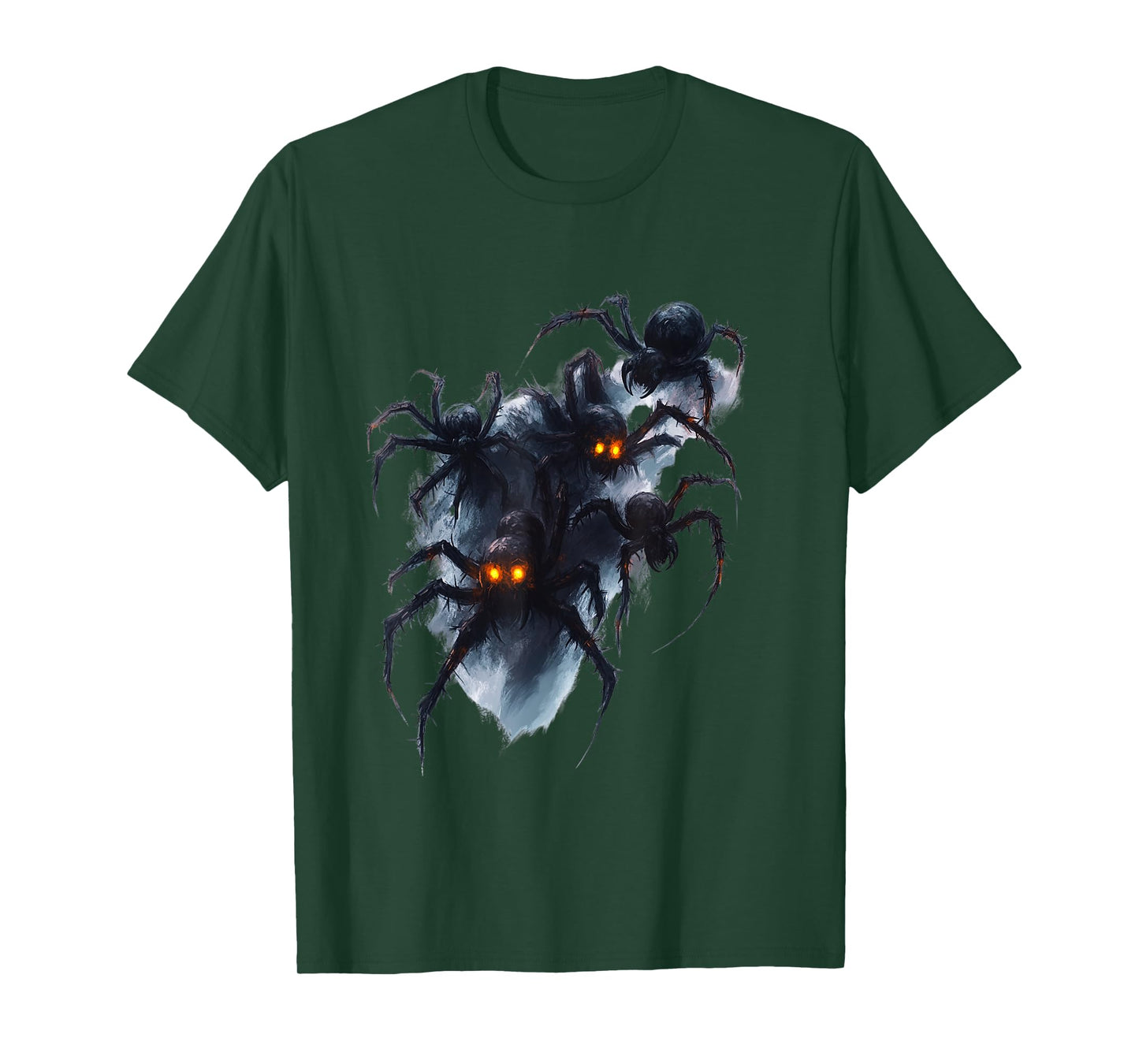 Creepy Spider Halloween Horror Apparel T-Shirt