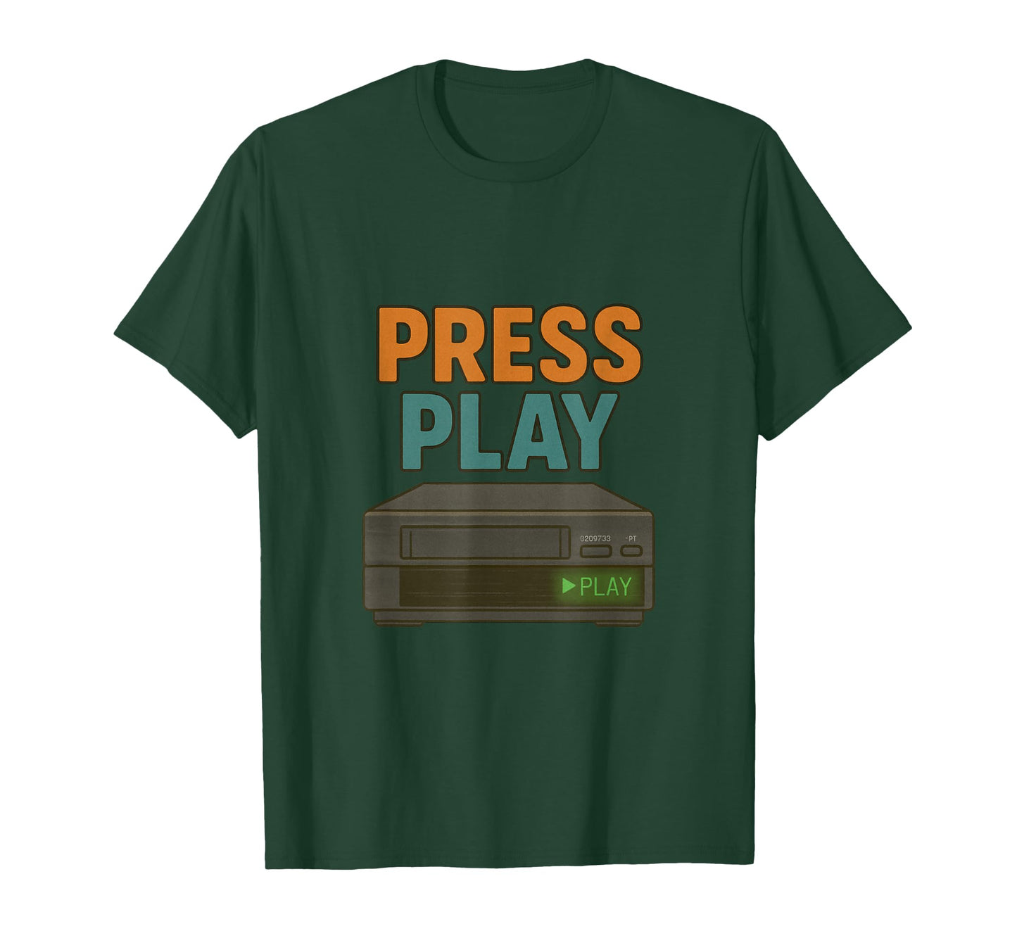 Funny VHS Cassette Retro Analog Nostalgia Theme T-Shirt