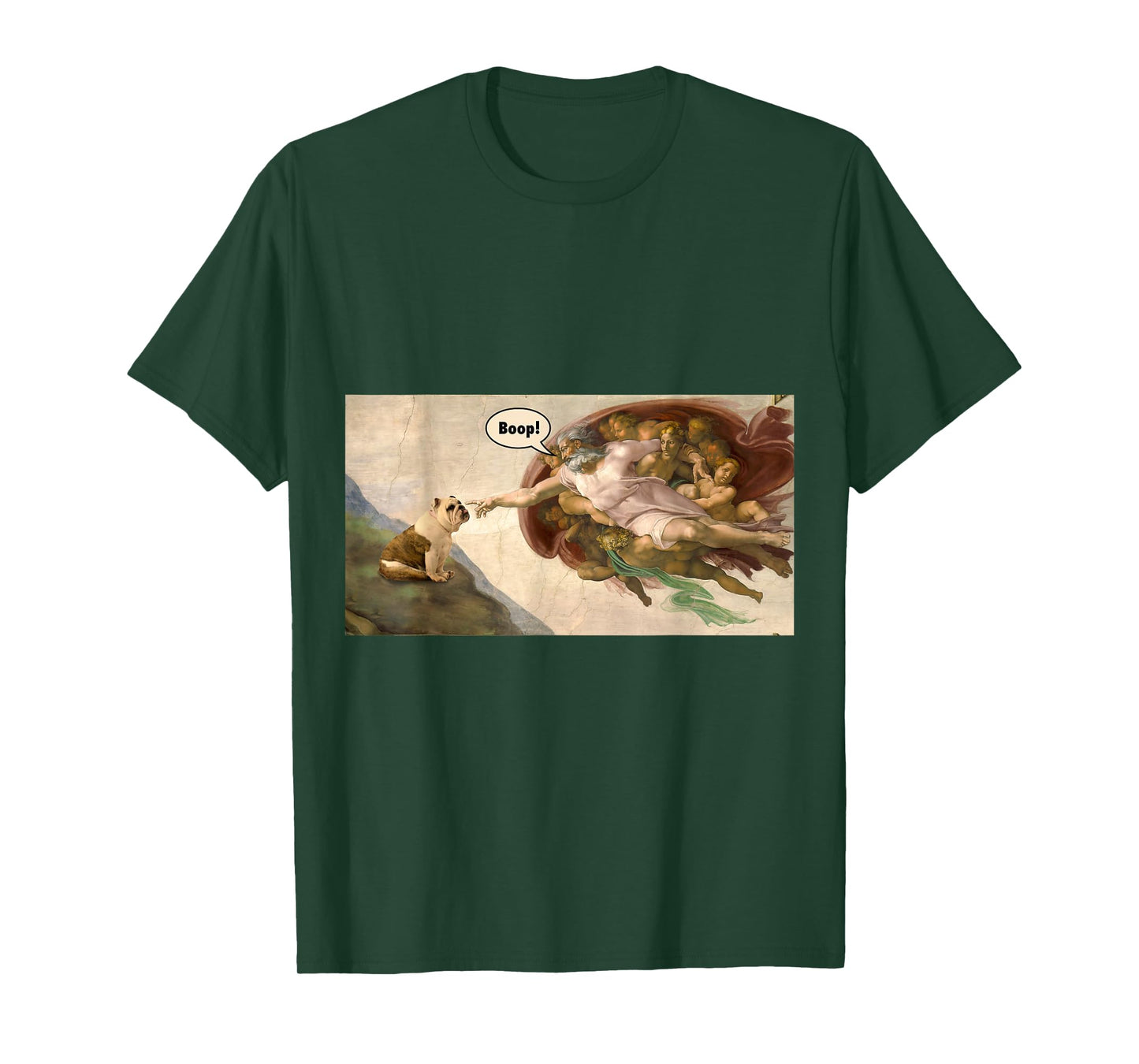 Boop The Snoot of an English Bulldog Bulldog Funny T-Shirt