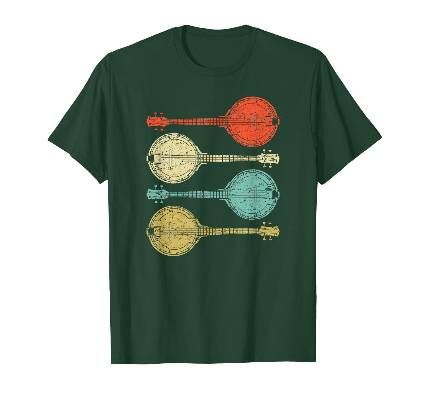 Vintage Banjo Retro Banjo Gift Country Bluegrass music T-Shirt