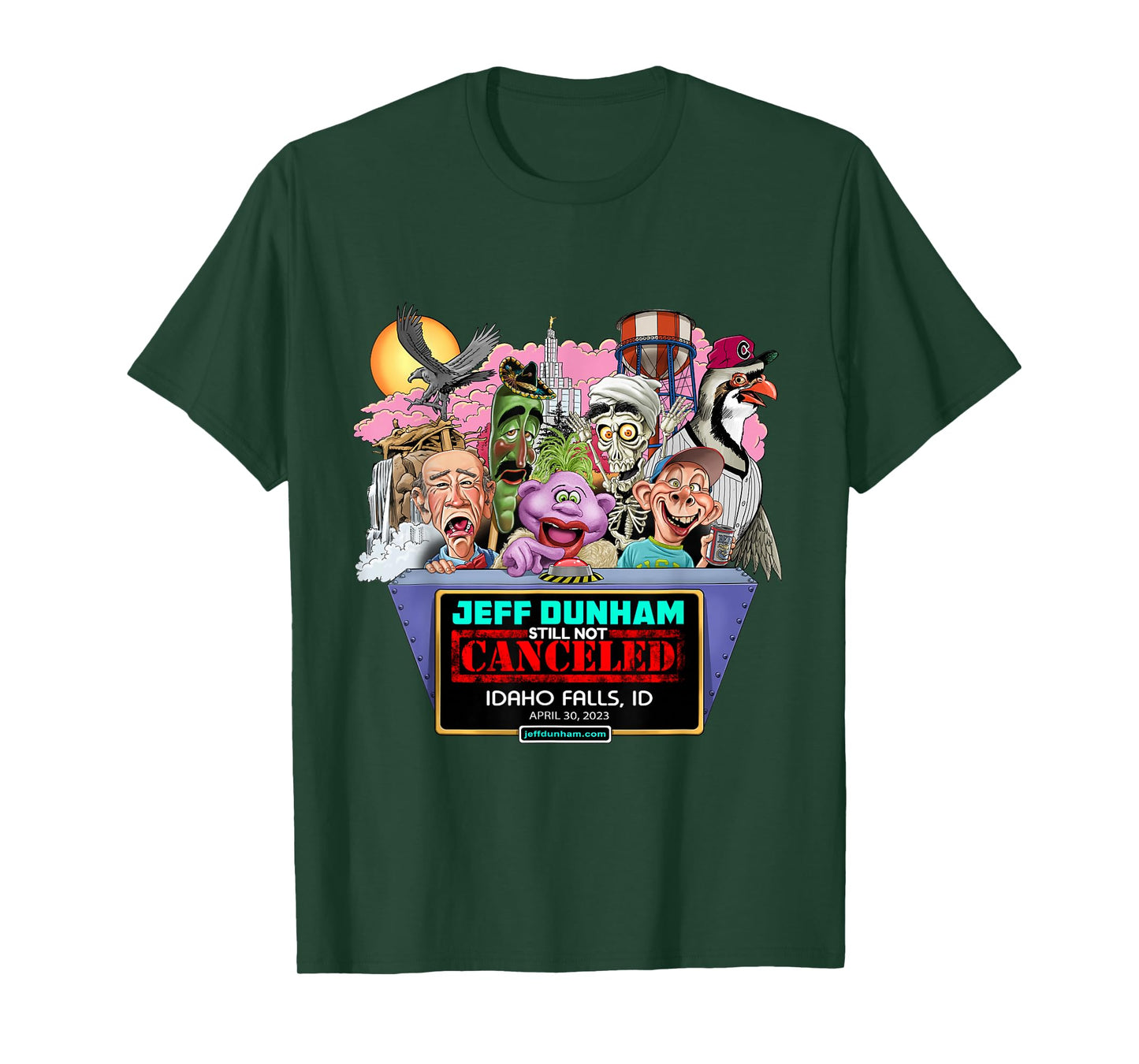 Jeff Dunham Idaho Falls, ID (2023) T-Shirt