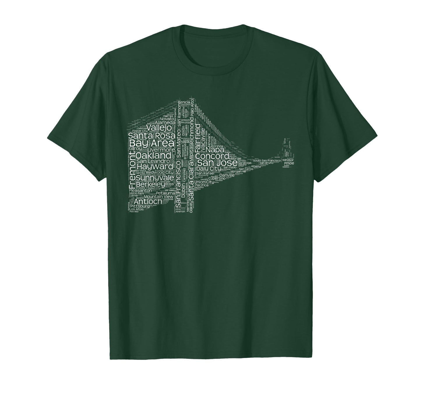 Cities of the Bay Area T-shirt T-Shirt