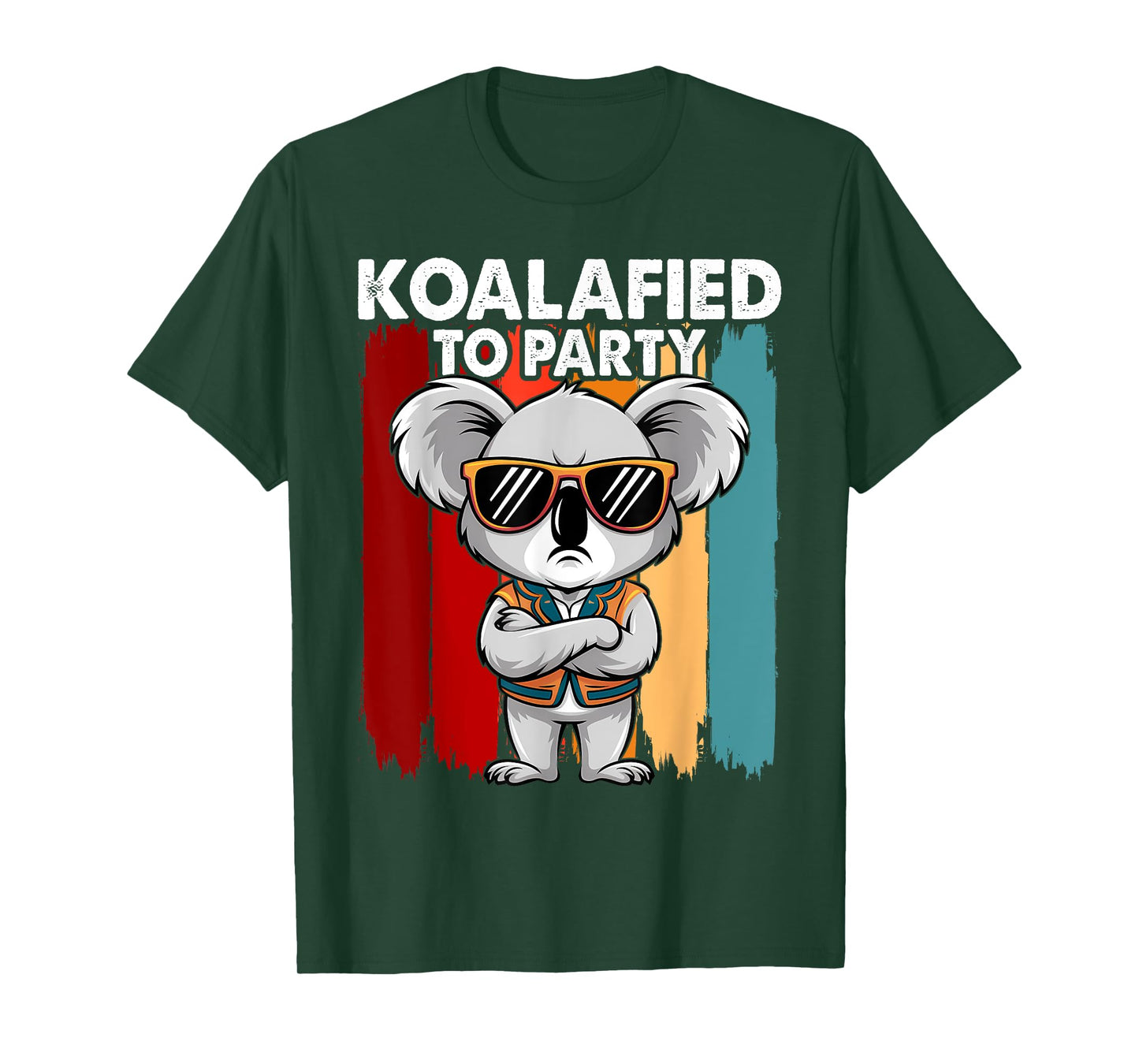 Cute Koalafied to Party Men Kids Boys Girl Women Koala T-Shirt