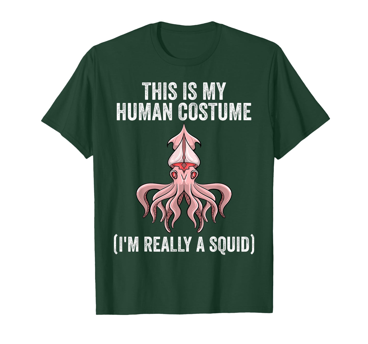 Best Squid Art For Kids Men Women Adult Octopus Lover Squid T-Shirt